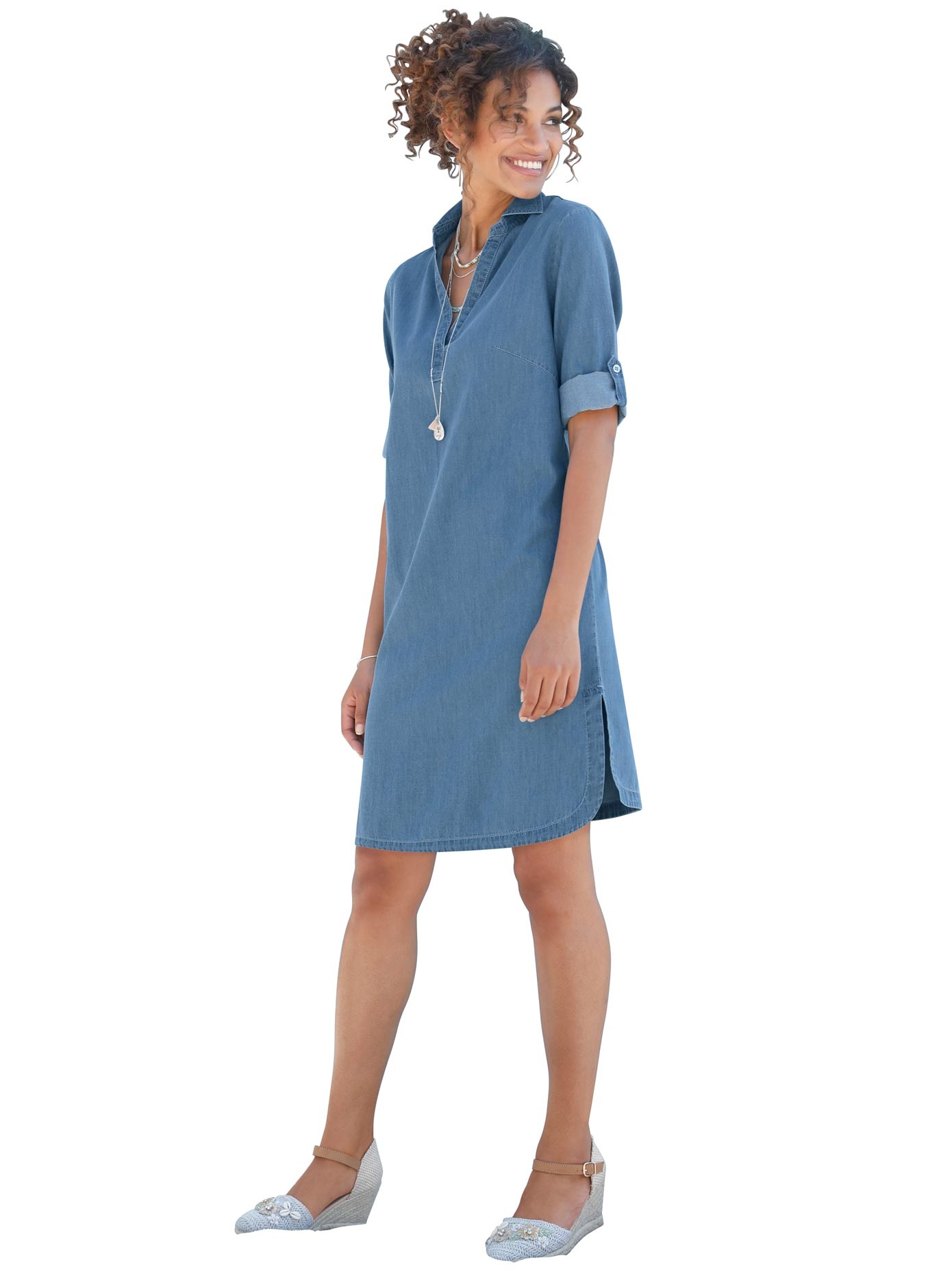 Klitm\u00f8ller Jeanskleid blau Casual-Look Mode Kleider Jeanskleider Klitmøller 