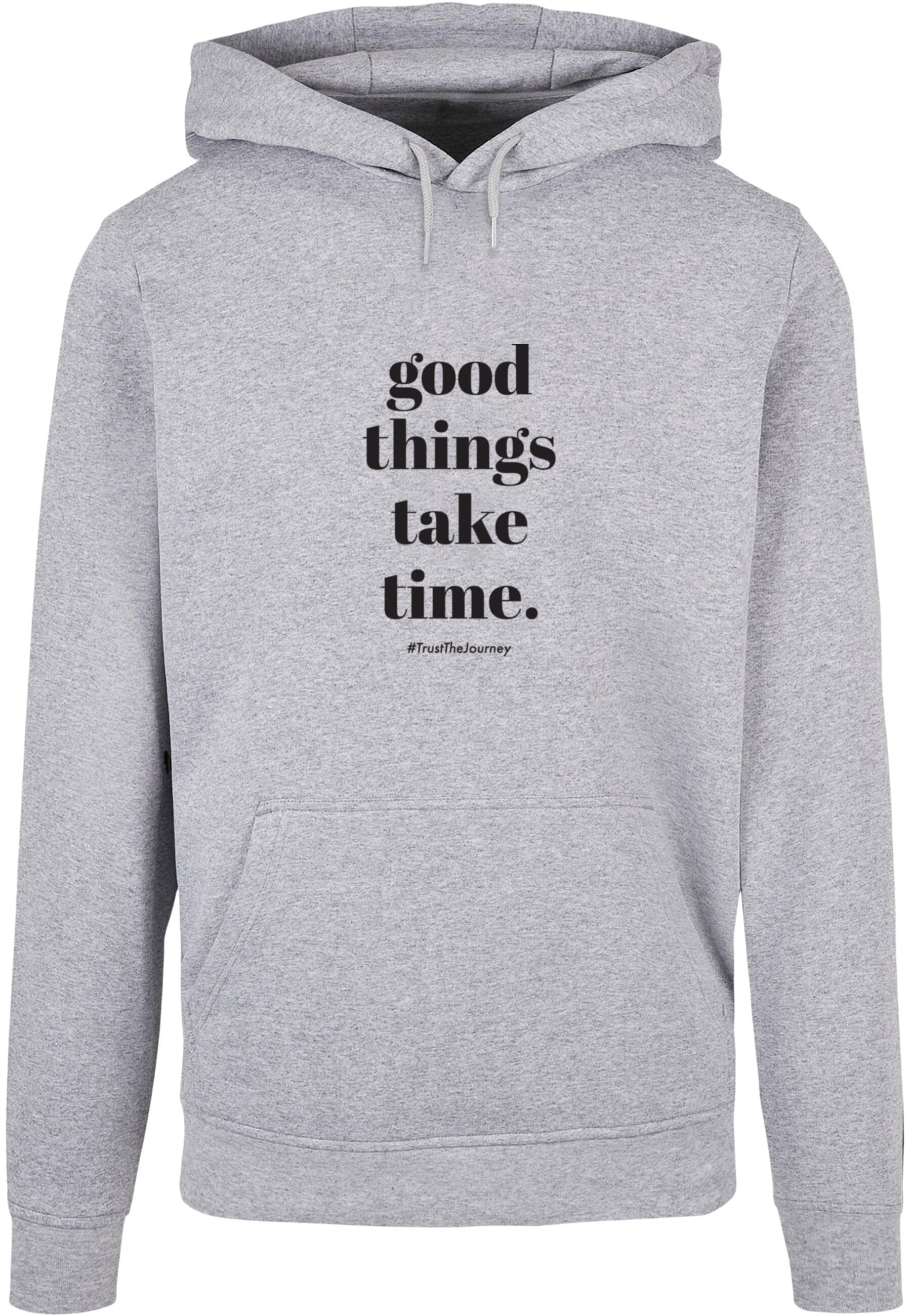 Merchcode Kapuzensweatshirt "Merchcode Herren Good Things Take Time Basic H günstig online kaufen