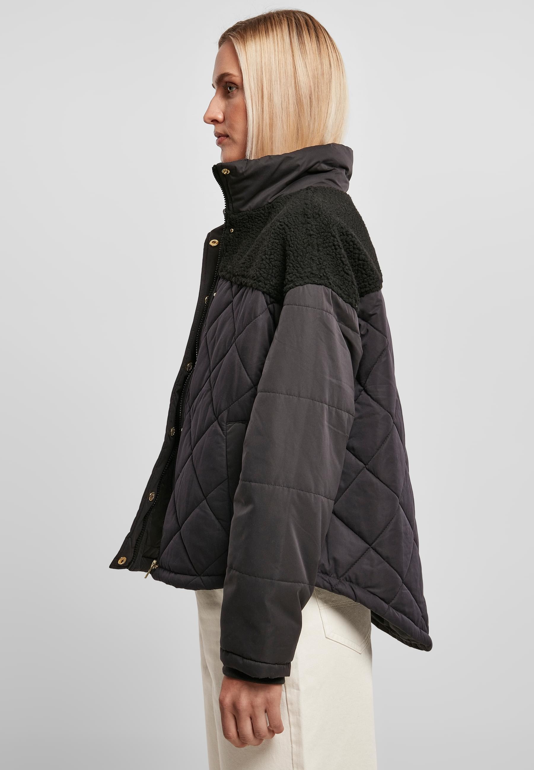 URBAN CLASSICS Winterjacke »Urban Classics Damen«, (1 St.), ohne Kapuze