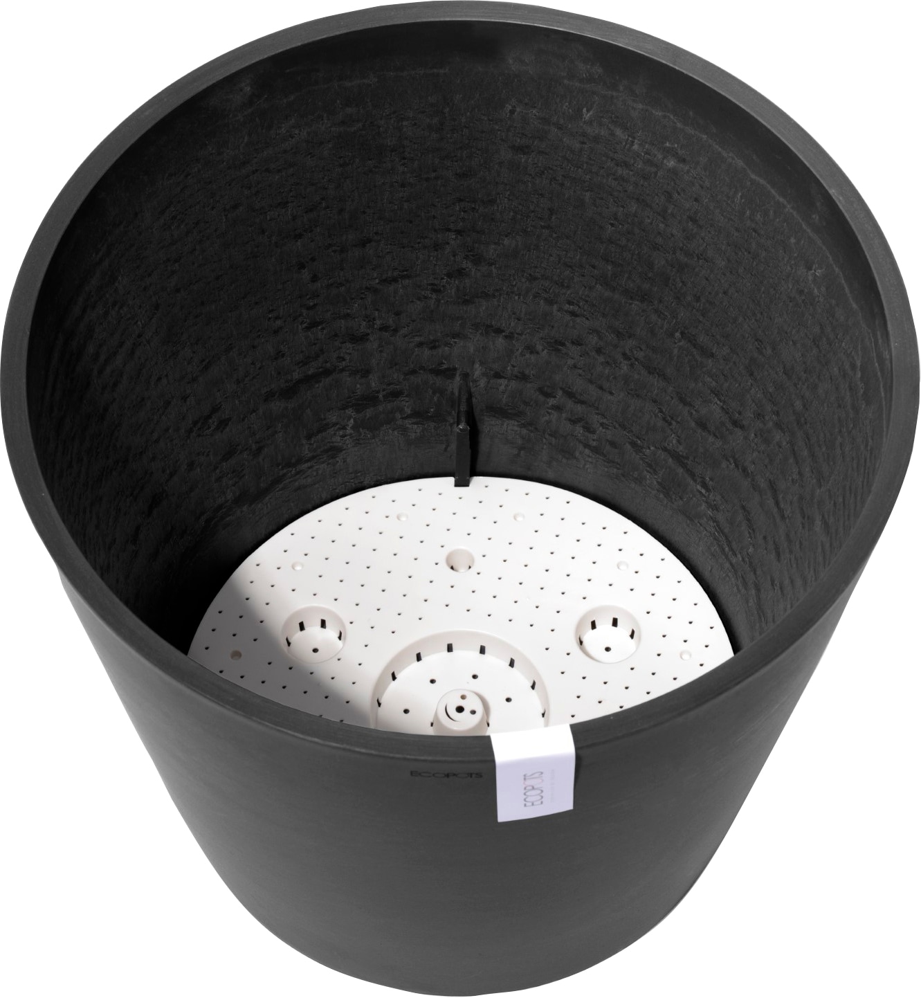 ECOPOTS Blumentopf »AMSTERDAM Dark Grey«, BxTxH: 50x50x43,8 cm, mit Wasserreservoir