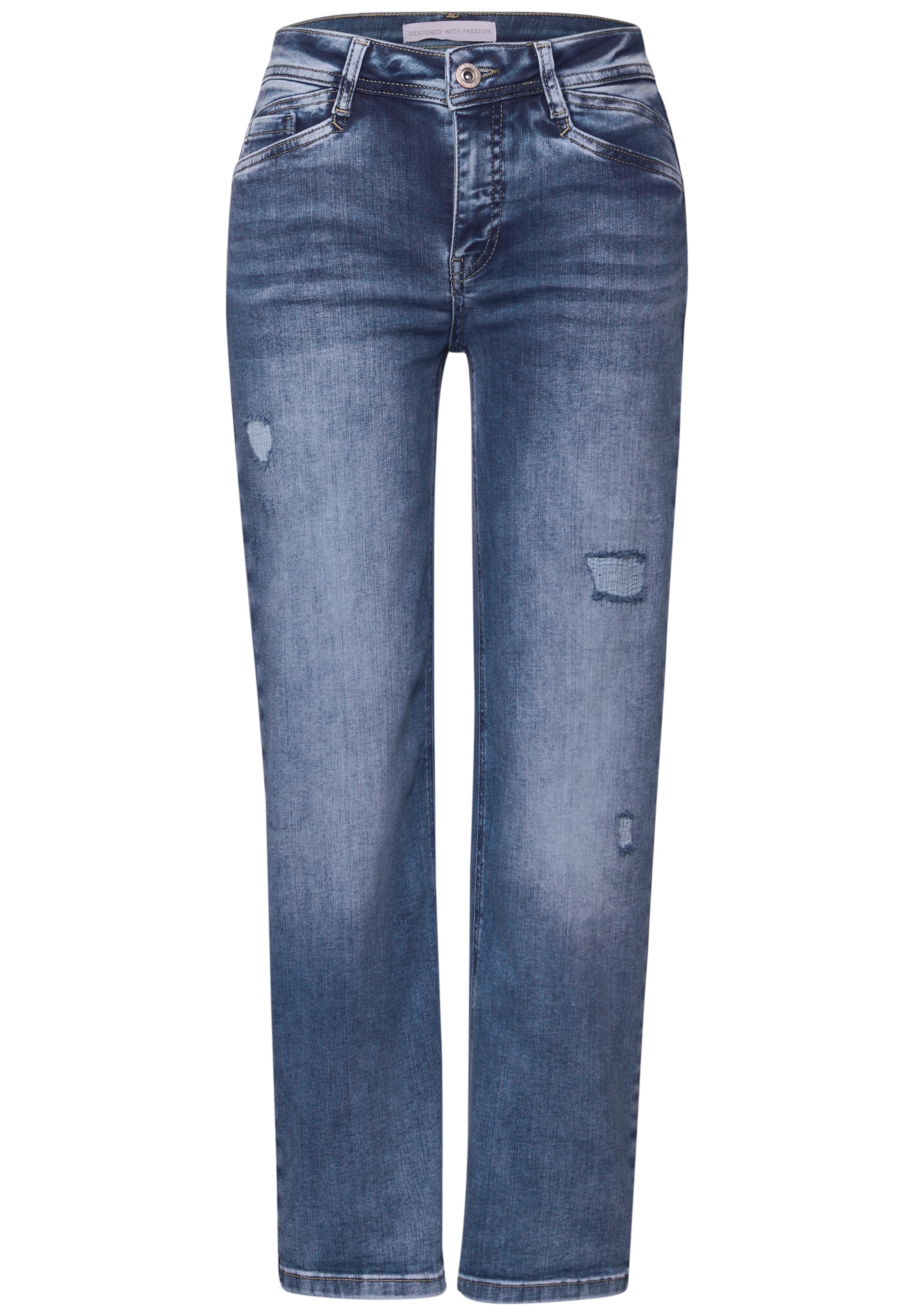 STREET ONE Comfort-fit-Jeans, Middle Waist