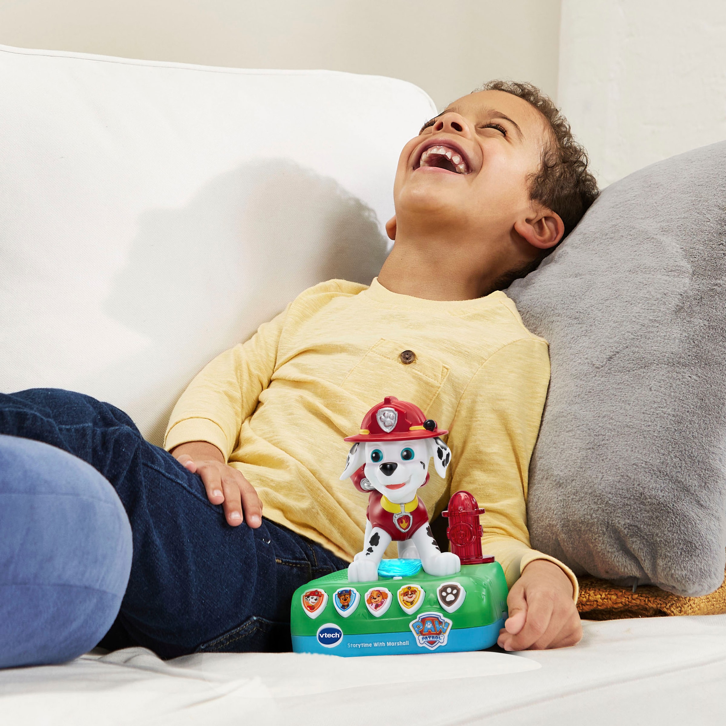 Vtech® Spielfigur »PAW Patrol - Interaktiver Geschichten-Freund Marshall«, mit Licht- und Soundeffekt