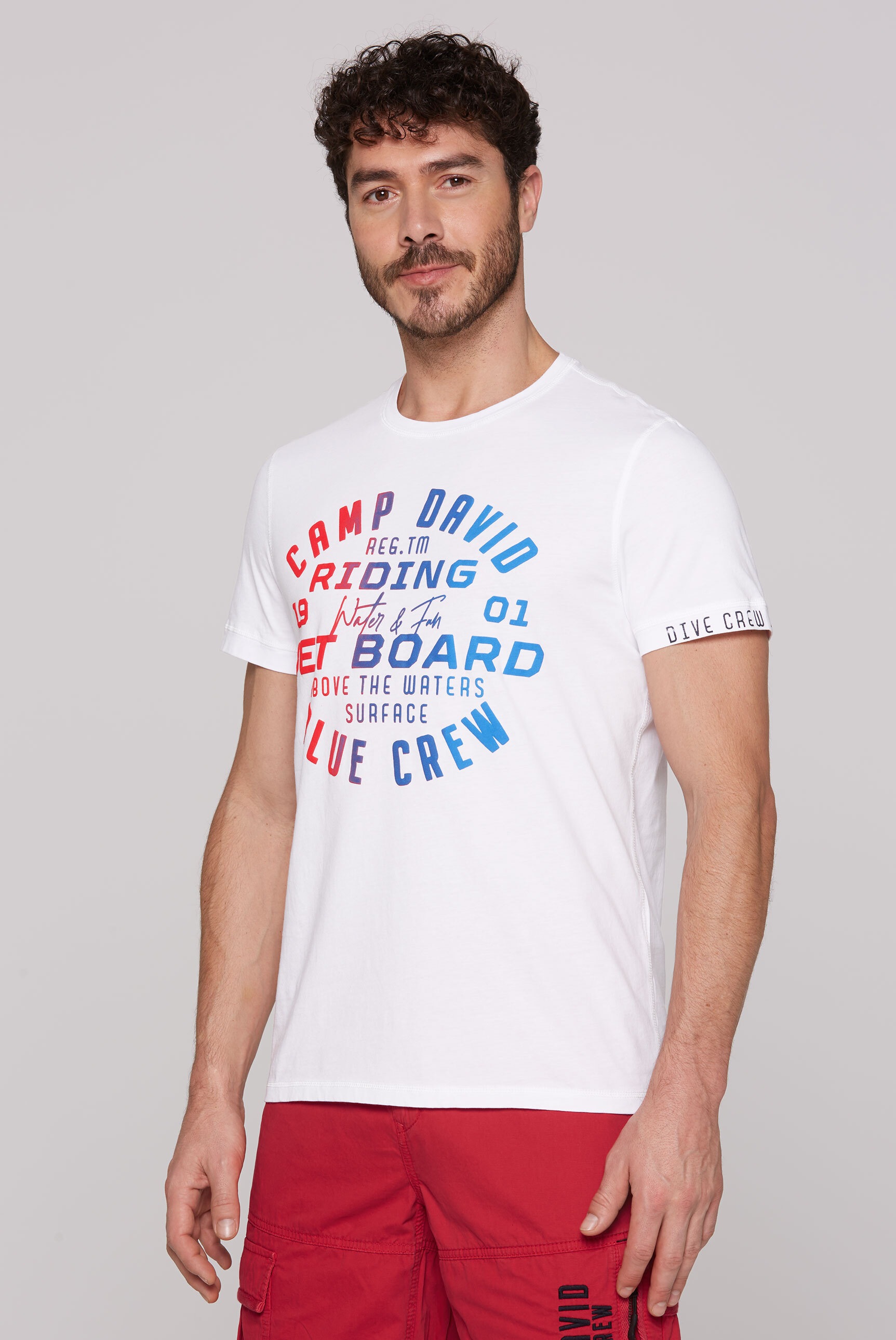 CAMP DAVID Rundhalsshirt, aus Baumwolle günstig online kaufen