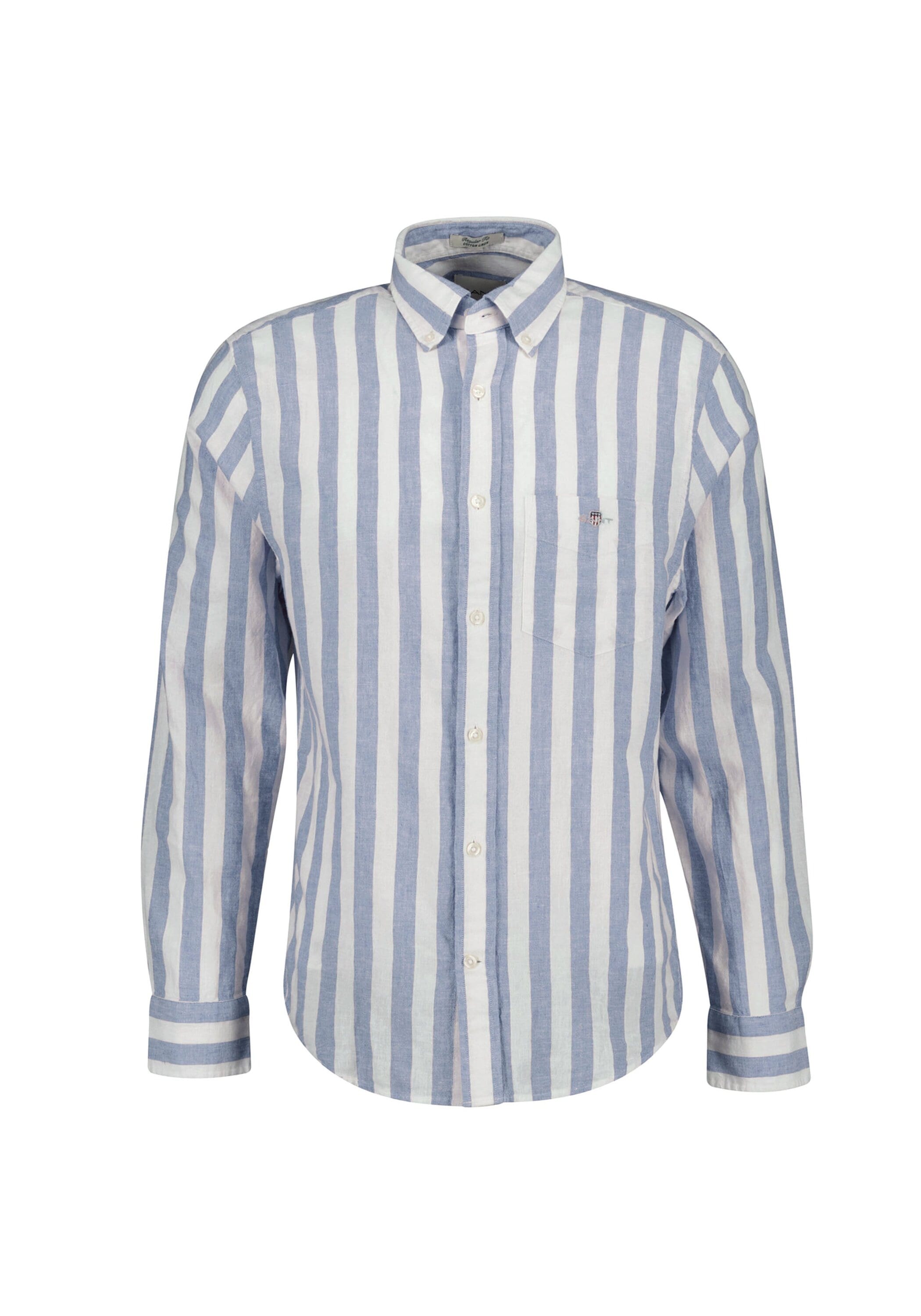 Gant Langarmhemd »Hemd REGULAR COTTON LINEN STRIPE SHIRT 1er Pack« 1 tlg.