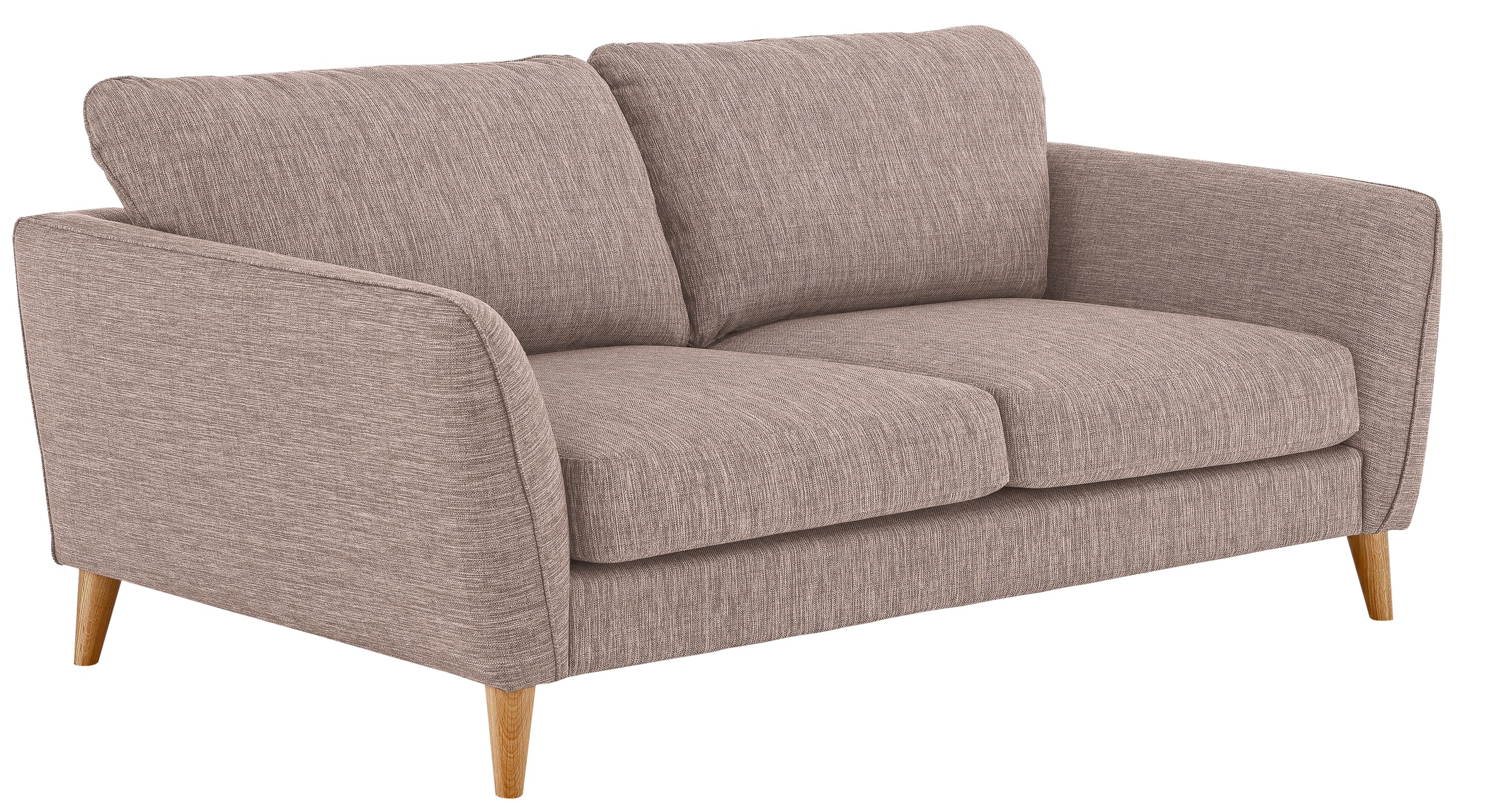 Home affaire 3-Sitzer "MARSEILLE 3er Sofa 206 cm, Cord, Flachgewebe, Strukt günstig online kaufen