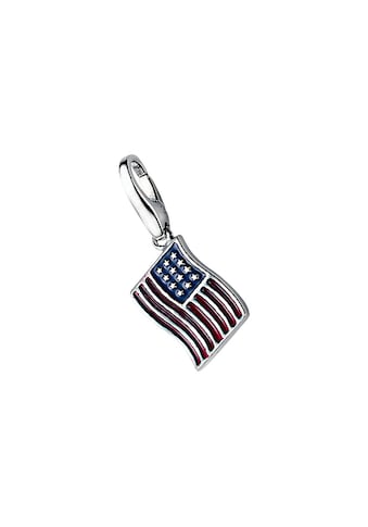 GIORGIO MARTELLO MILANO Charm-Einhänger »Flagge USA Silber 925...