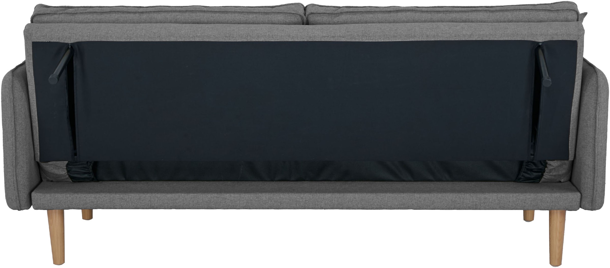 Home affaire Schlafsofa »SORENITY, 196 cm, 3-Sitzer, verstellbare Rückenlehne« verstellbarer Rückenlehne, Klappmechanismus, Webstoff