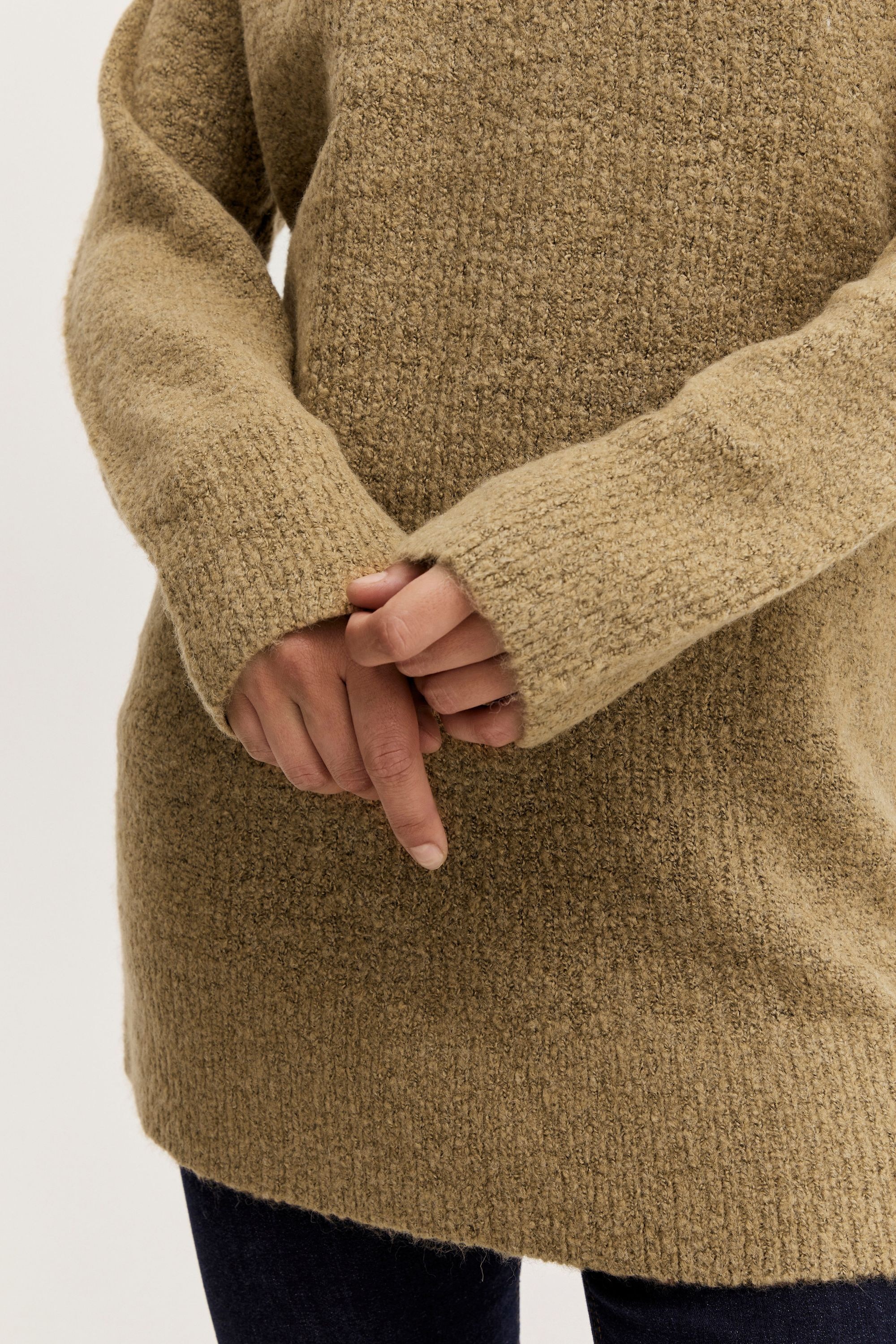 b.young Strickfleece-Pullover »Strickpullover BYMirelle«