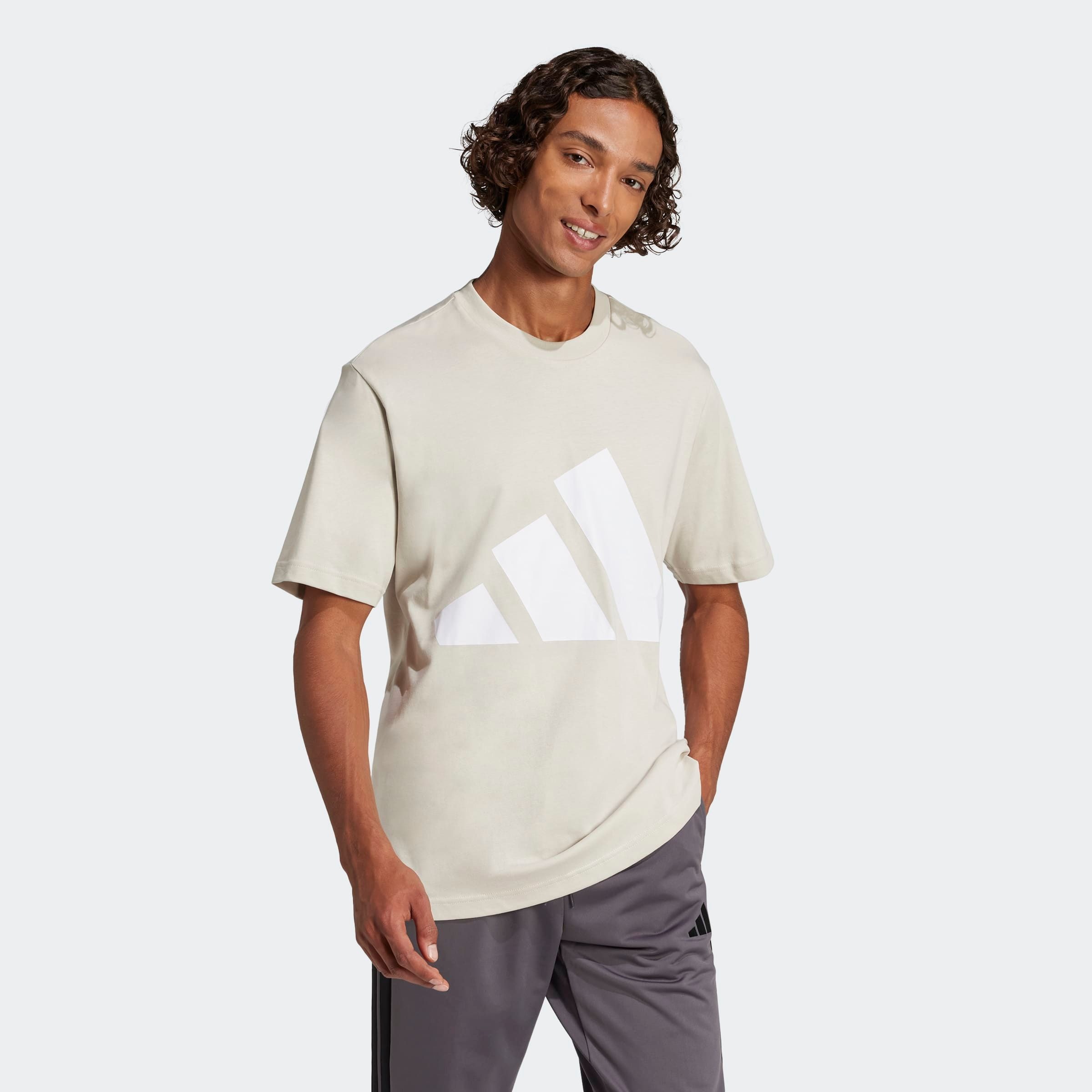 adidas Sportswear T-Shirt "ESSENTIALS BIG LOGO" klassische Silhouette, mit günstig online kaufen