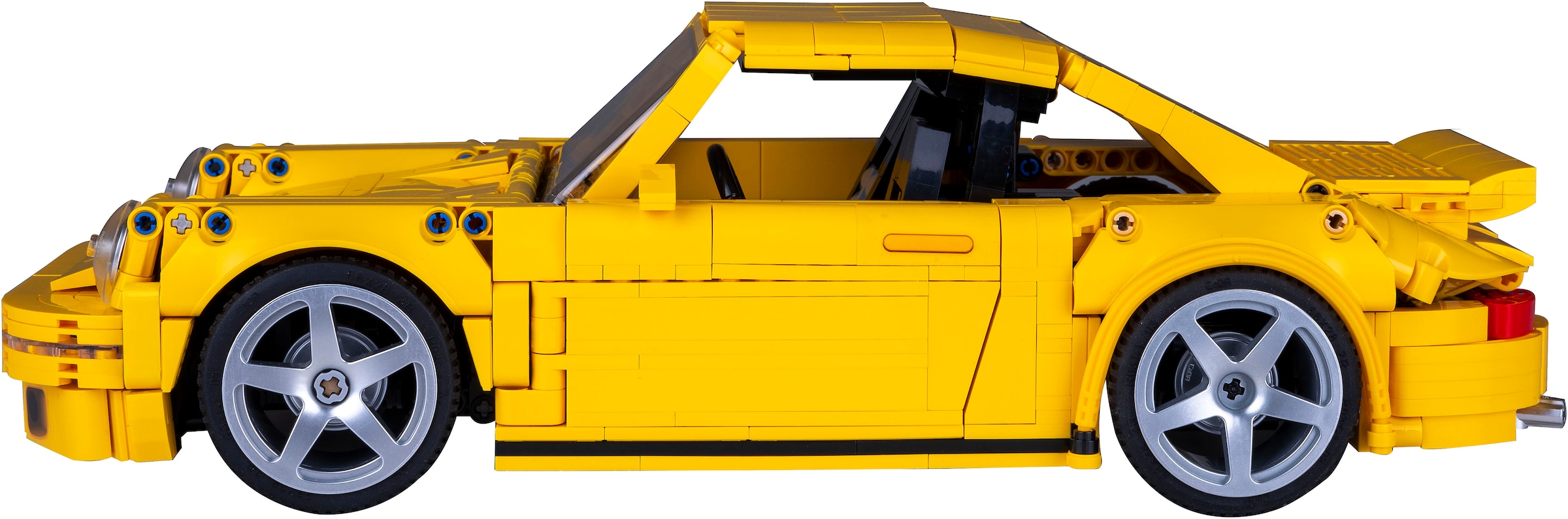Jamara Konstruktions-Spielset »CaDA, RUF CTR 2017 Yellowbird 1:12 gelb Bricks«, (1515 St.)