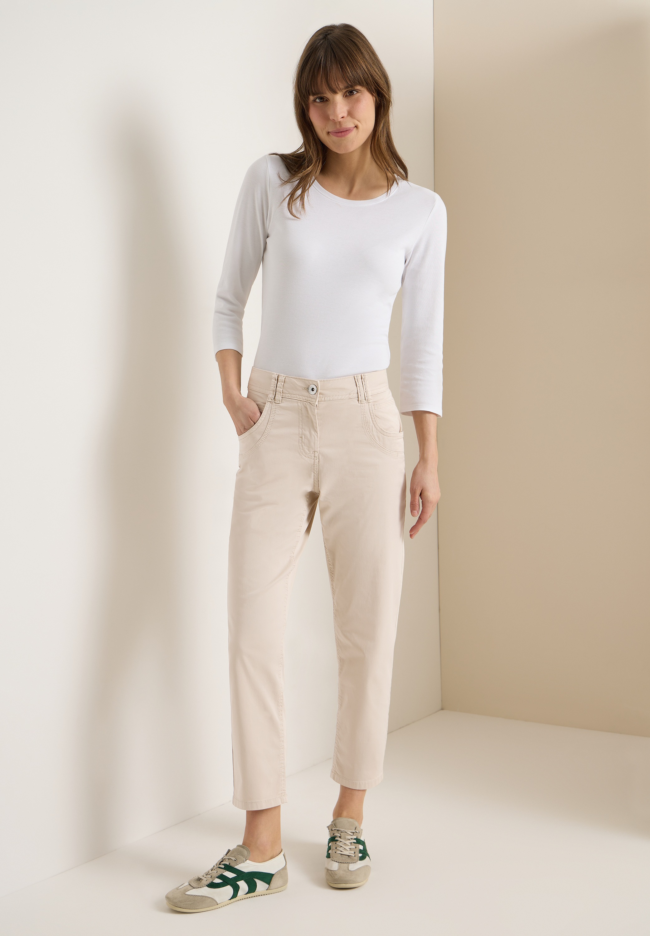 Cecil Style Scarlett 5-Pocket-Hose Grain Beige 29 3