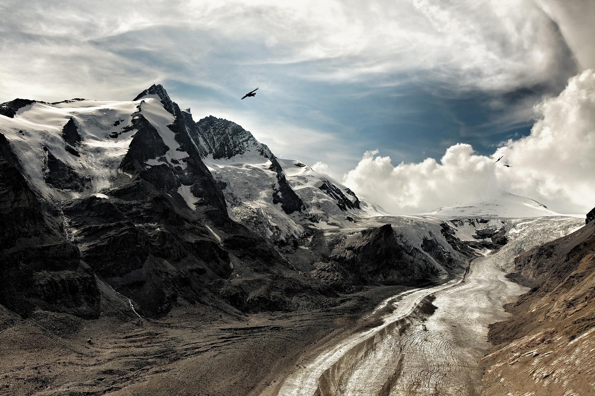 queence Leinwandbild »Berge« bestellen | BAUR