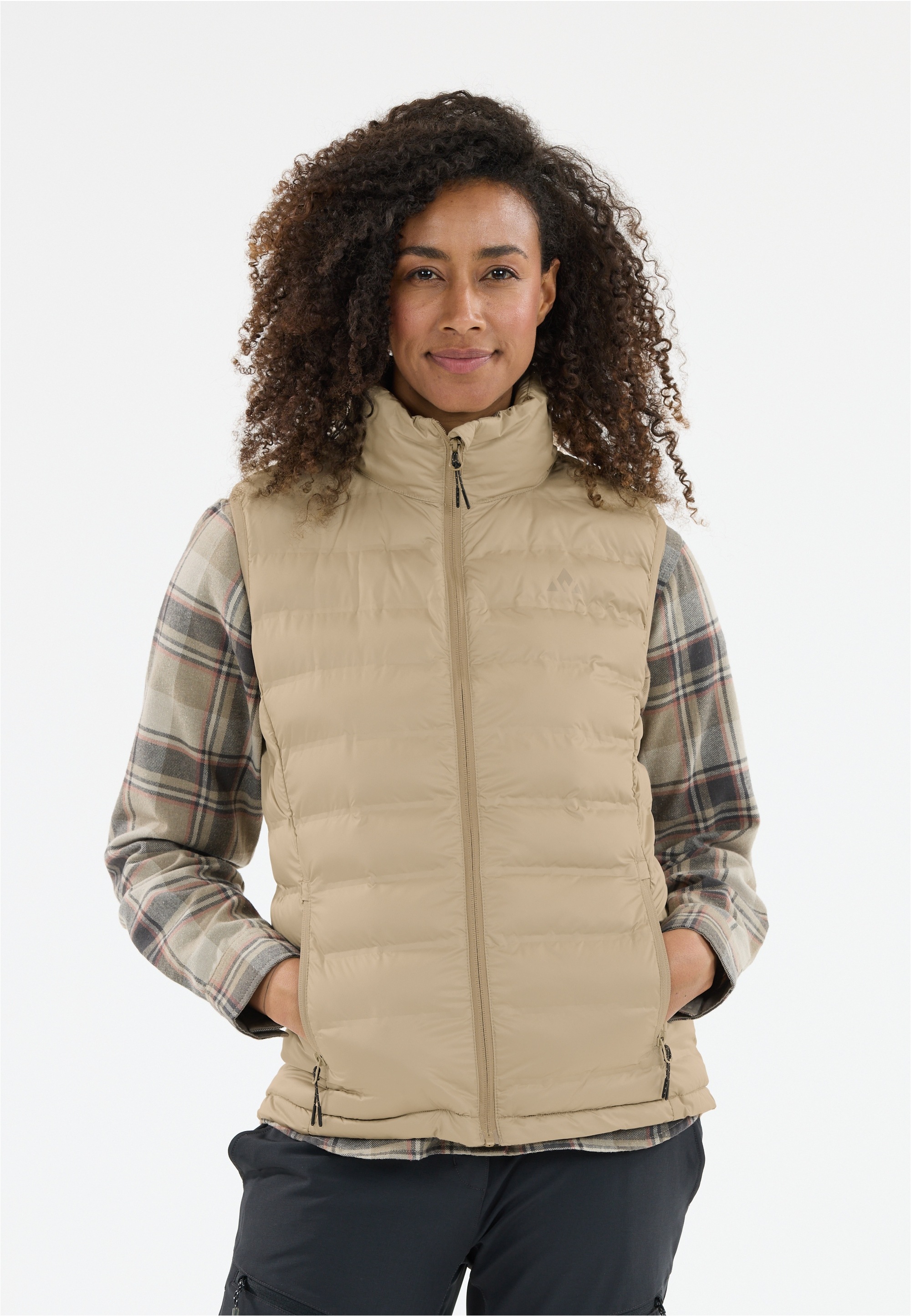 WHISTLER Damen Steppweste "Froze"khaki, Gr. 38, 100% Polyester, Westen, mit wasserabweisender Eigenschaft