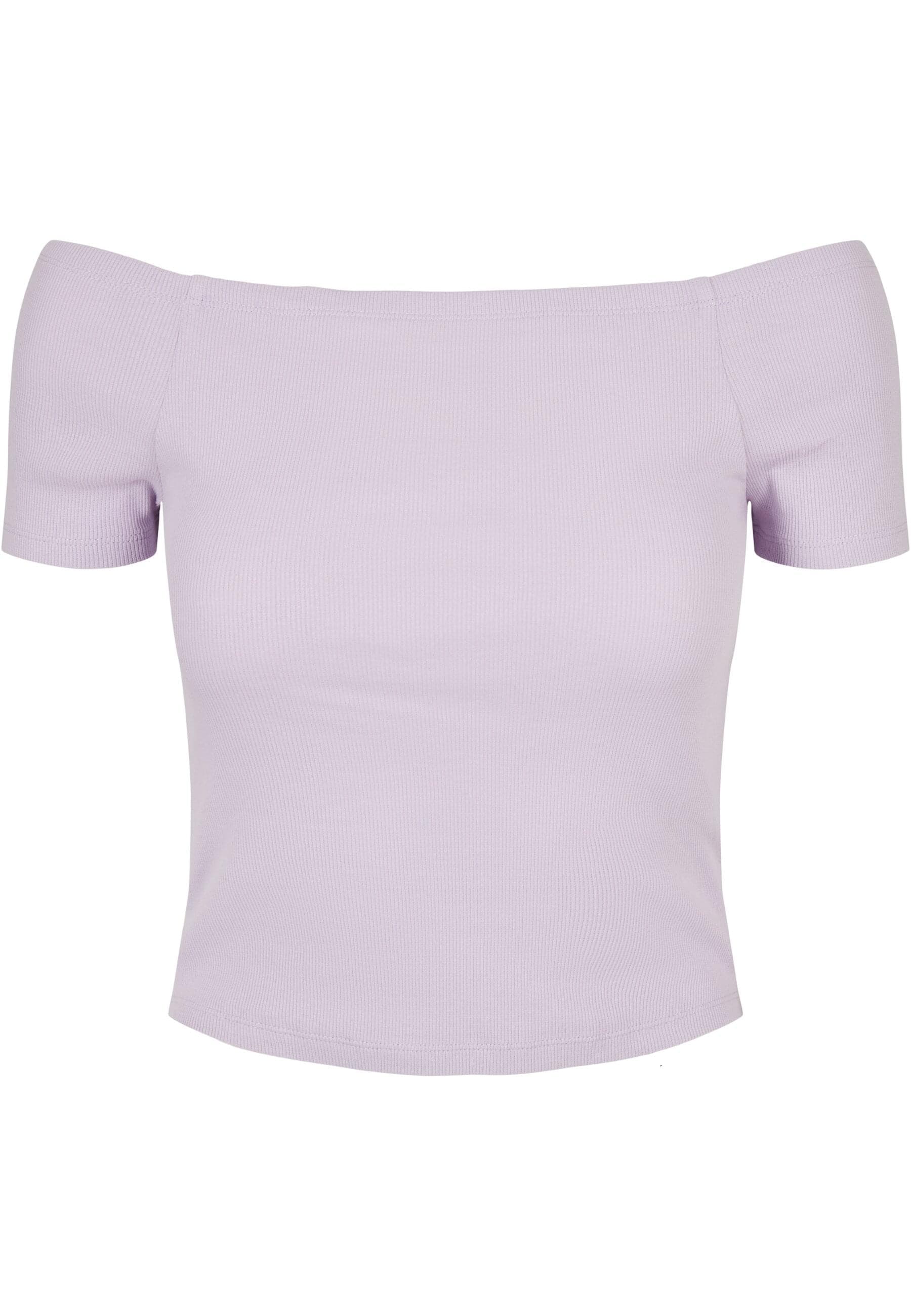 URBAN CLASSICS T-Shirt "Urban Classics Damen Ladies Off Shoulder Rib Tee" 1 günstig online kaufen