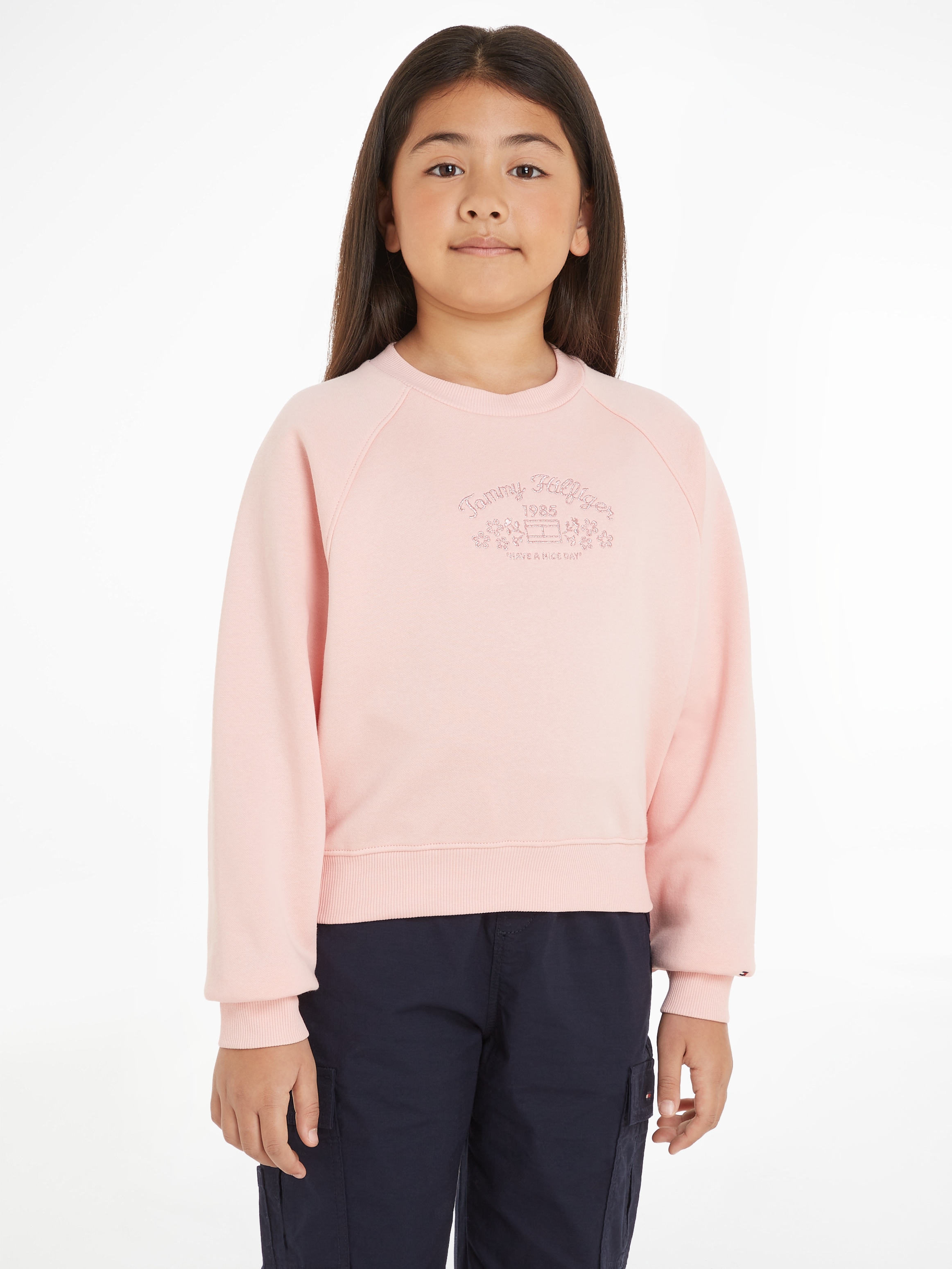 TOMMY HILFIGER Sportinio stiliaus megztinis »EMB FLOW...