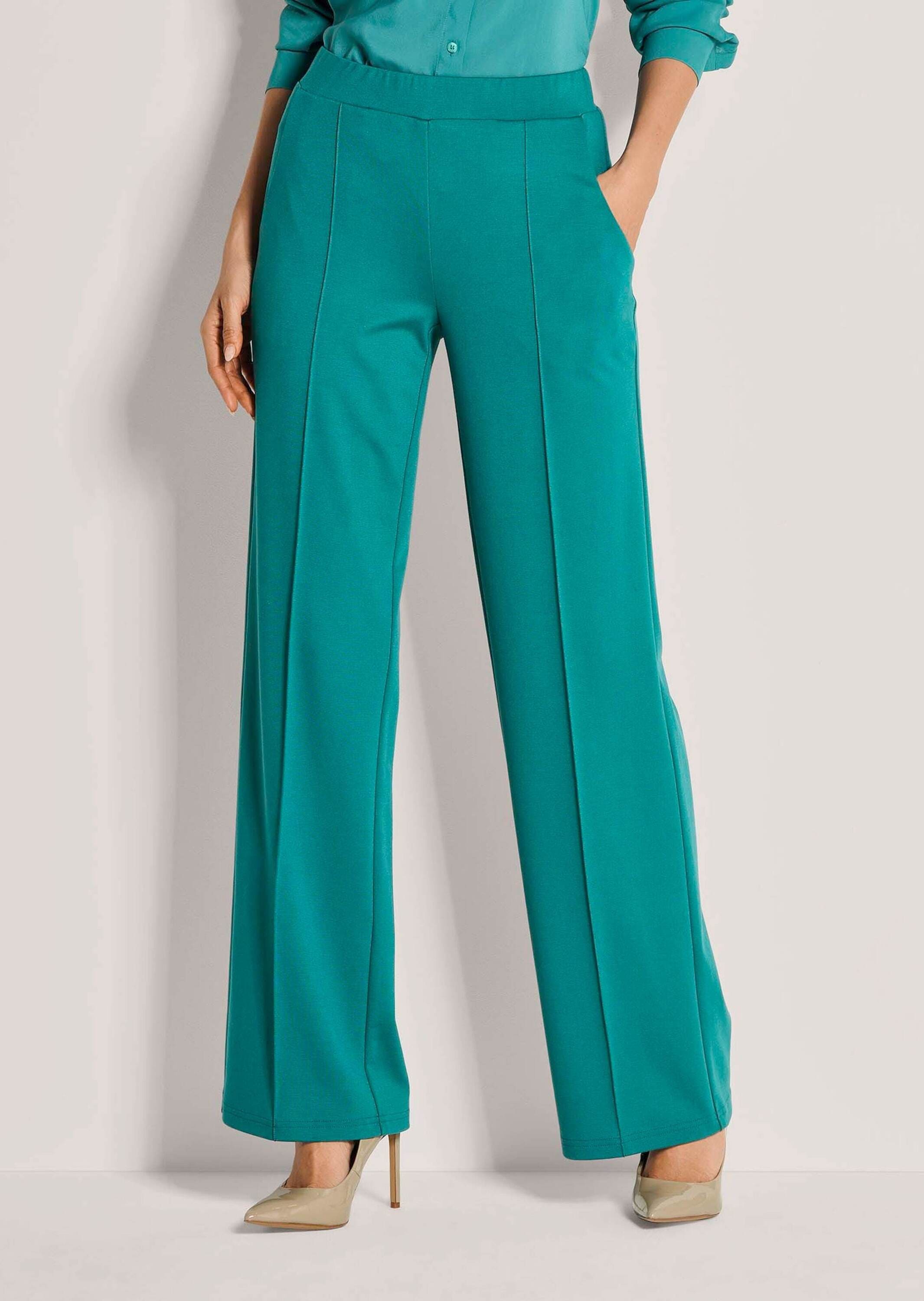 MADELEINE Schlupfhose »Jerseyhose Elegante Stoffhose mit weitem Bein«