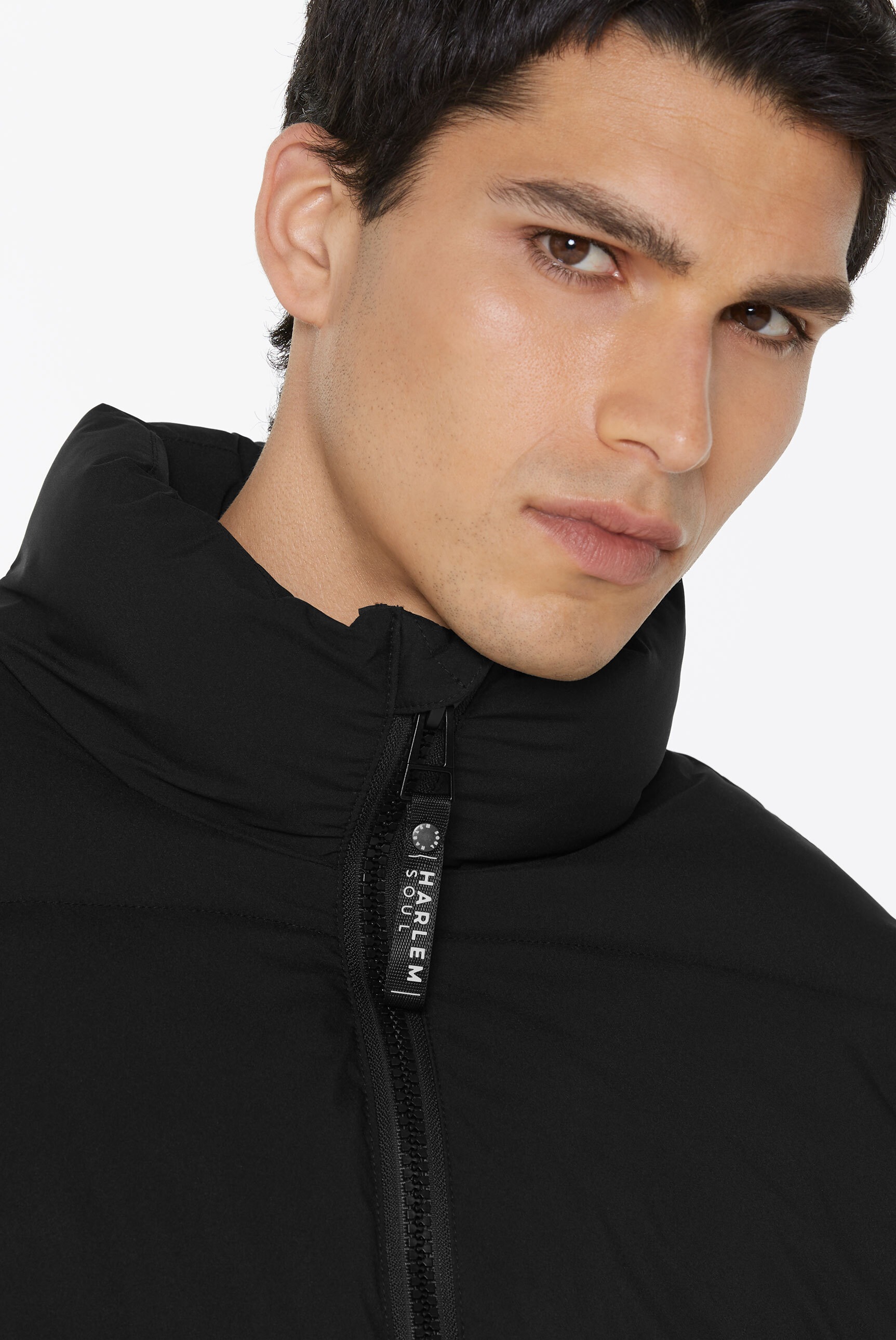 Harlem Soul Outdoorjacke ohne Kapuze mit Elastikbündchen