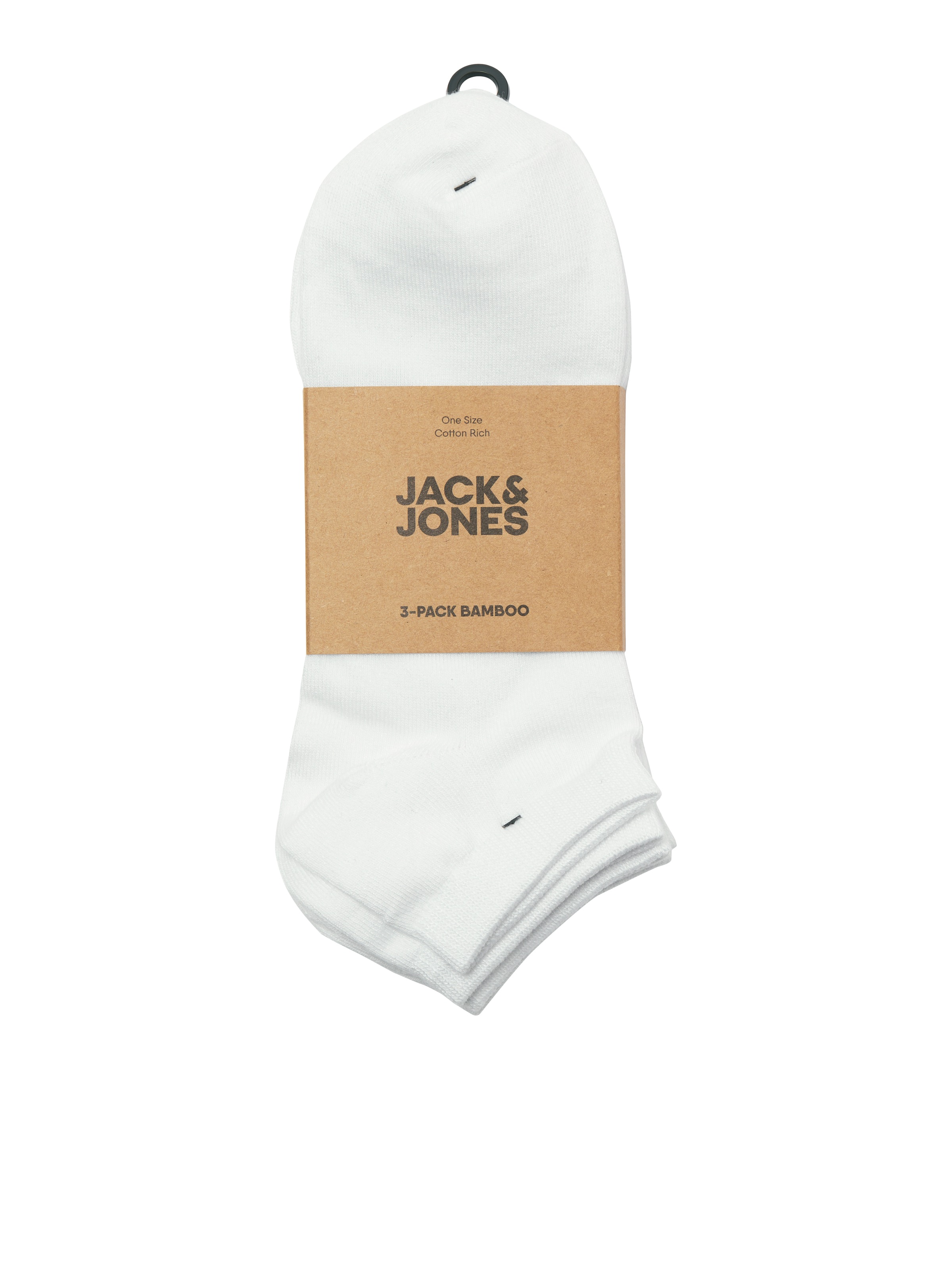 Jack & Jones Freizeitsocken »JACBASIC BAMBOO SHORT SOCK 3 PACK NOOS« Packung, 3 Paar tlg. mit hochwertiger Materialzusammensetzung