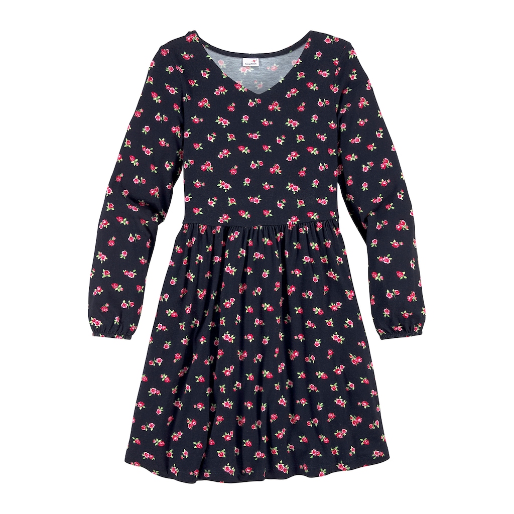 KangaROOS Jerseykleid, mit Blumenmuster