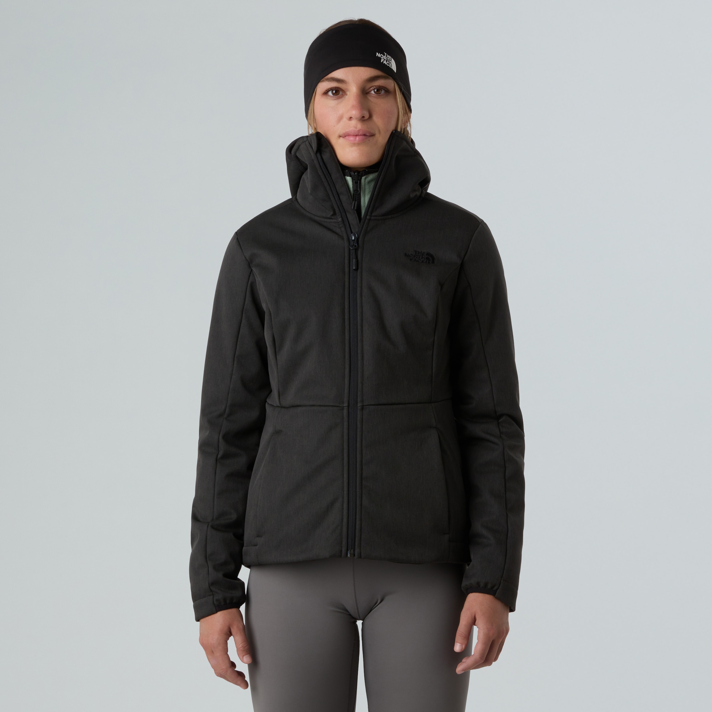 The North Face Funktionsjacke "W QUEST HIGHLOFT SOFT SHELL JACKET - EU" für Outdoor-Abenteuer, mit elastischen Ärmelbündchen