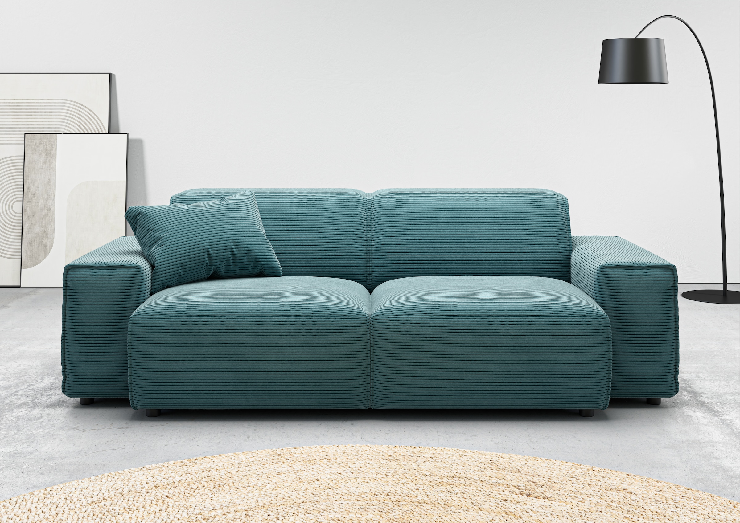 Home affaire 2,5-Sitzer "Glimminge auch in Breitcord, Feincord + Easy care- günstig online kaufen