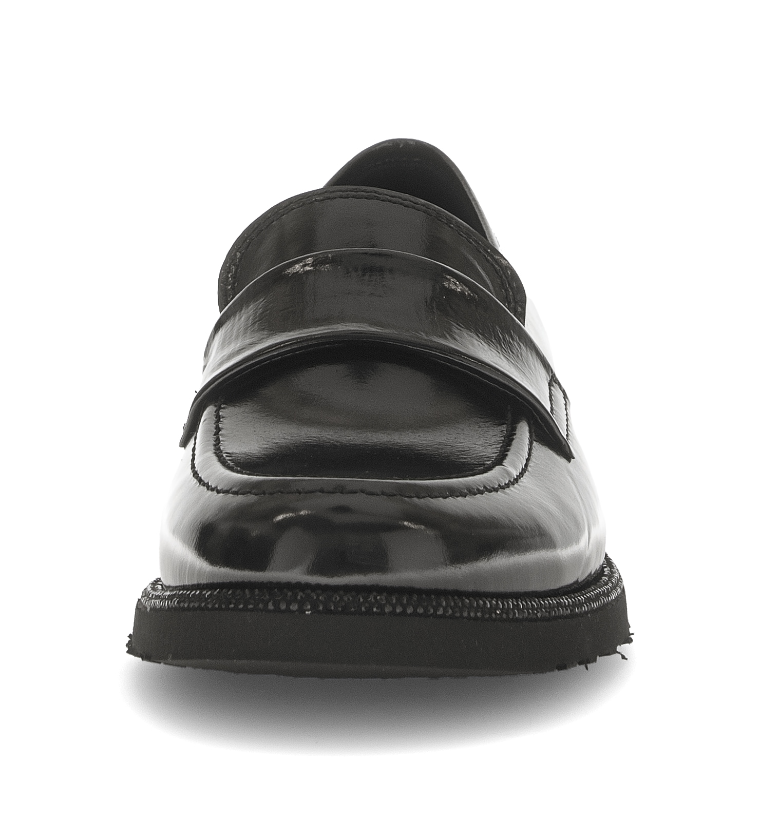 Gabor Loafer, Blockabsatz, Sipper, Businessschuh mit Schucksteinen am Sohlenrand