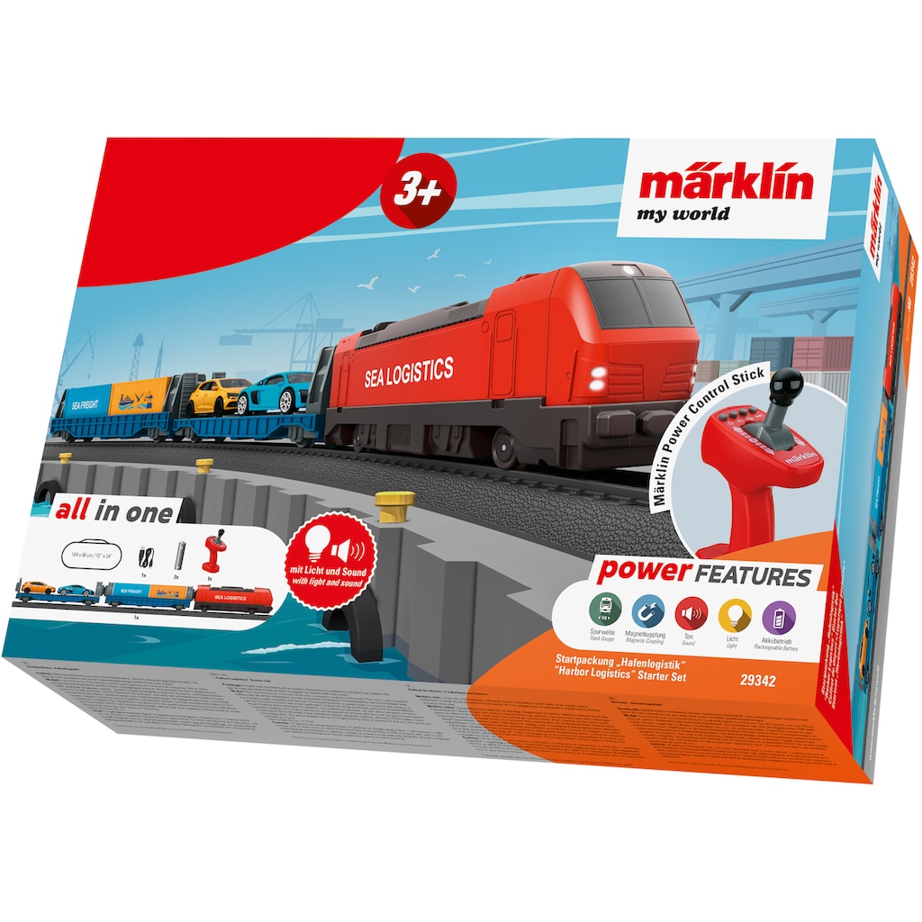 Märklin Modelleisenbahn-Set »Märklin my world - Startpackung Hafenlogistik - 29342«