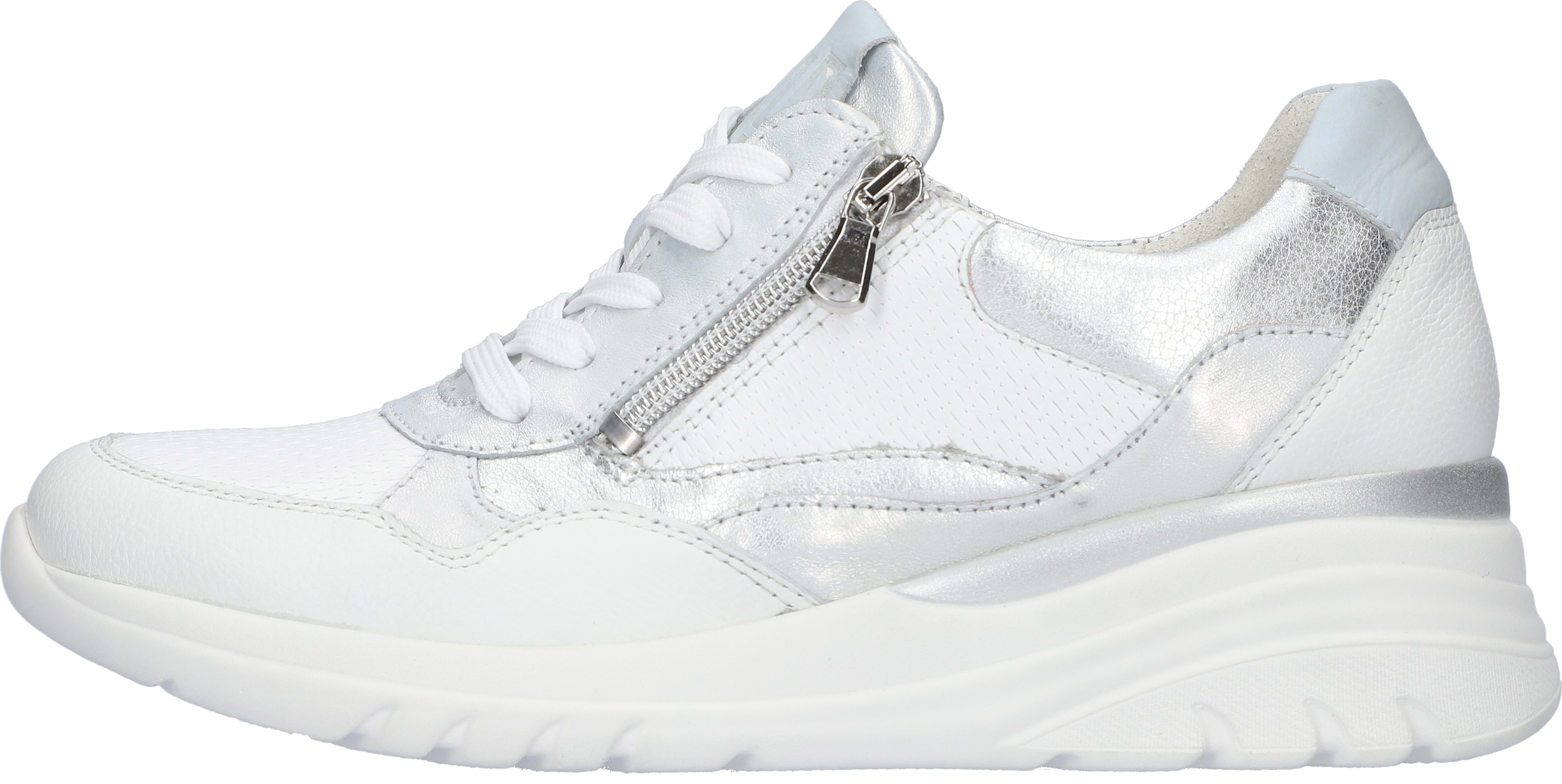 Waldläufer Keilsneaker »H-CARLA«  Schnürschuh, Halbschuh, Komfortschuh mit Reißverschluss, H-Weite