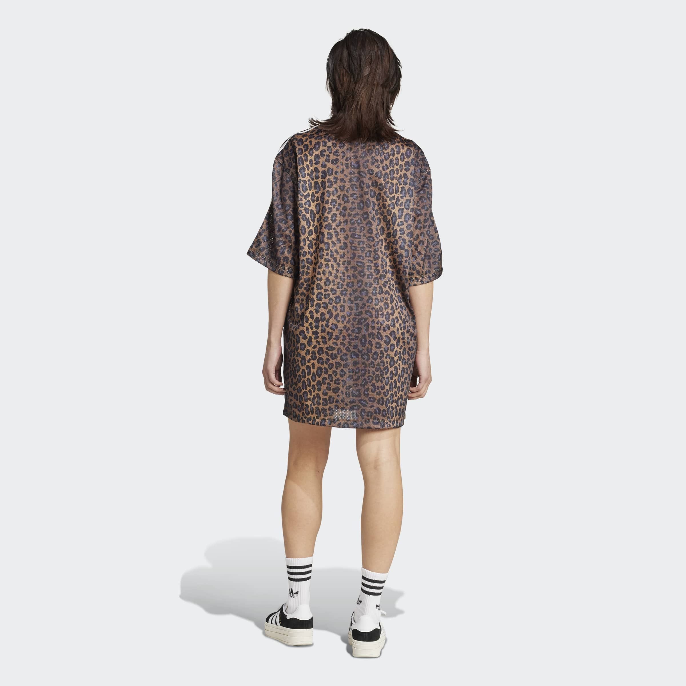 adidas Originals Shirtkleid "TEE DRESS" 1 Stk. tlg. Leoprint Shirtkleid, Dr günstig online kaufen