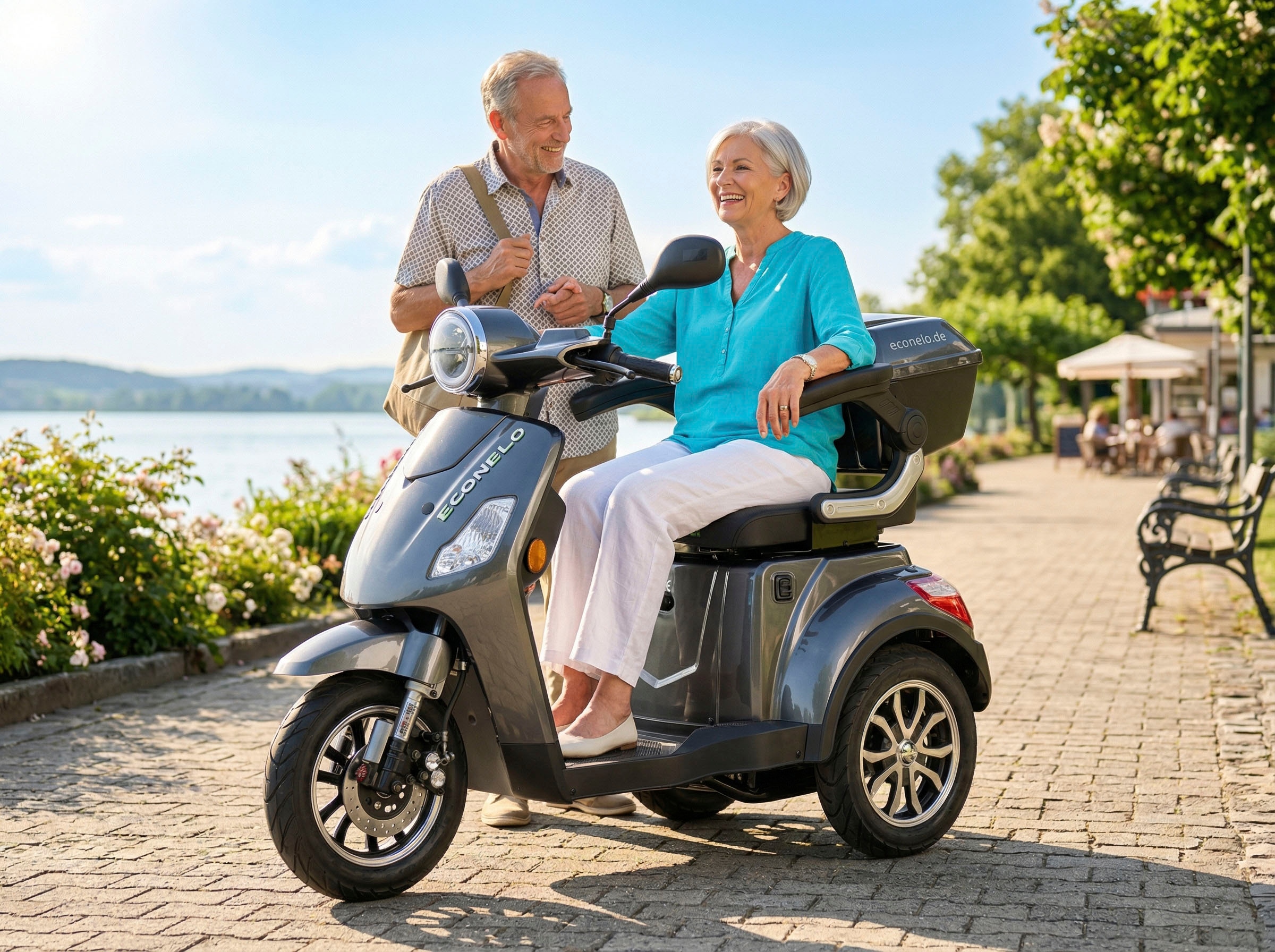 ECONELO Elektromobil »Seniorenmobil P1000, Blei-Akku, 25 km/h, 1000 Watt« 1.000 W 25 km/h