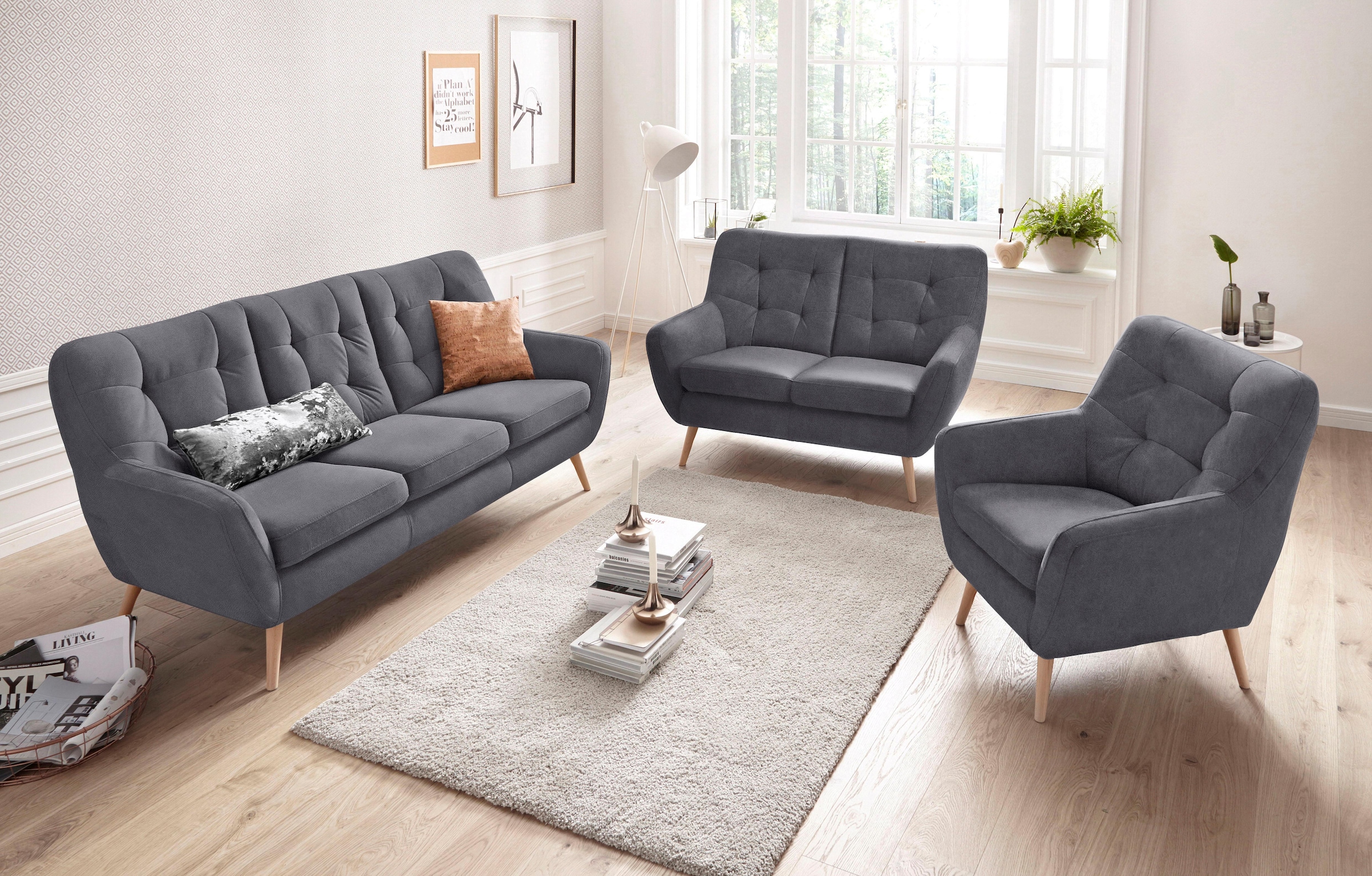 exxpo - sofa fashion Sessel »Scandi« | BAUR