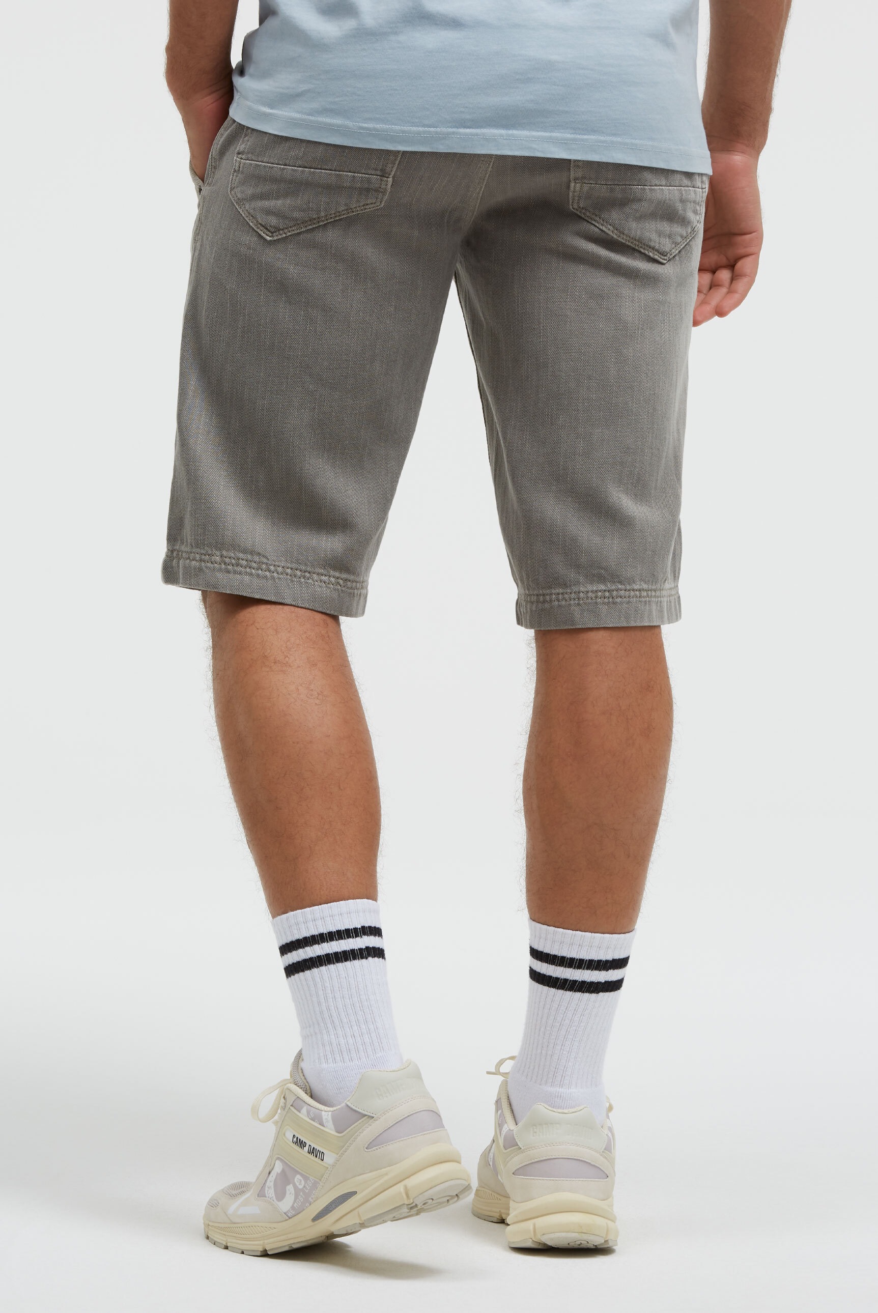 CAMP DAVID Chinohose  mit Turn-Up-Saum