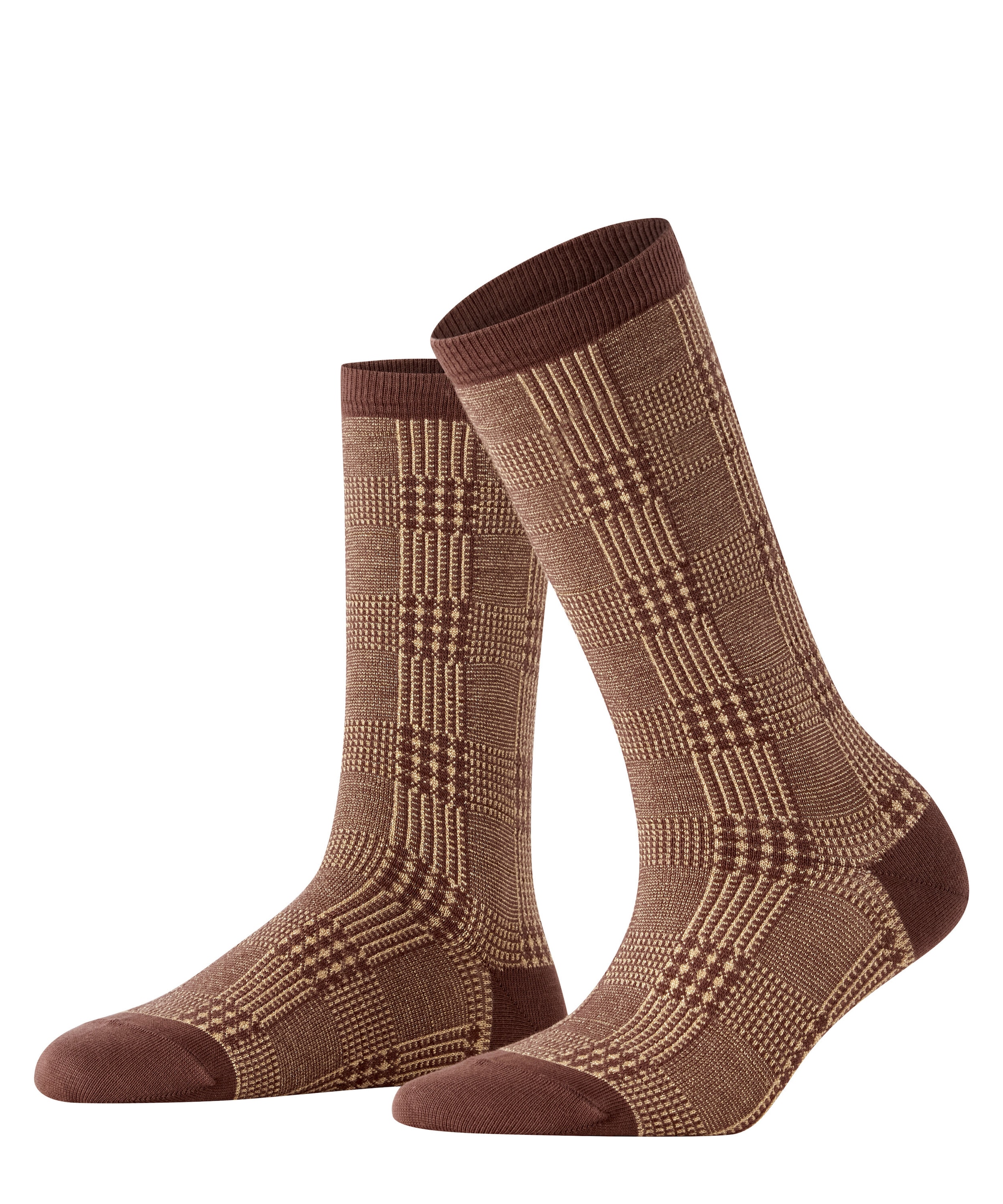 Burlington Socken »Glitter Check« 1 Stk. tlg.