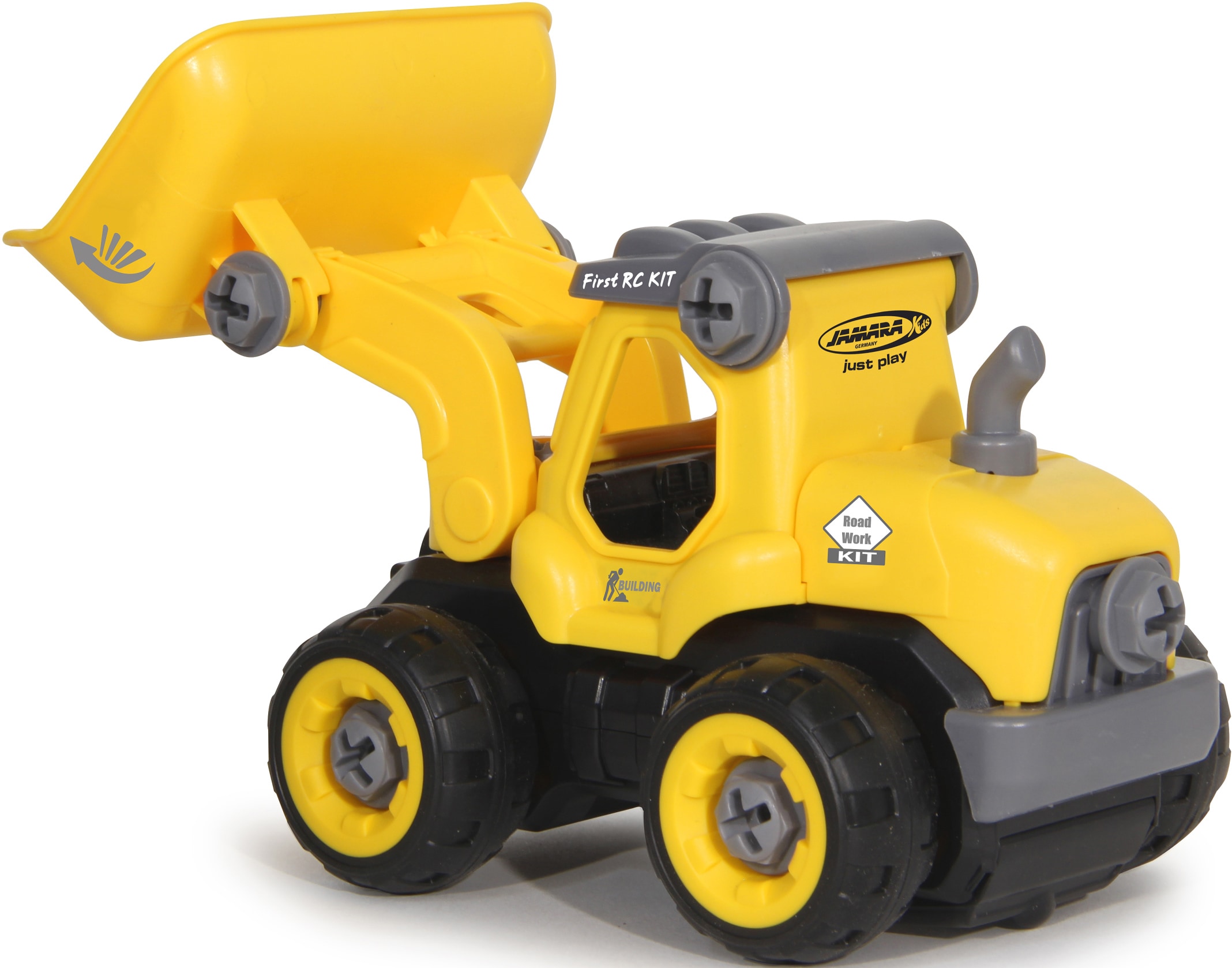 Jamara RC-Bagger »First RC - Radlader«, (27 tlg.), mit Akkuschrauber