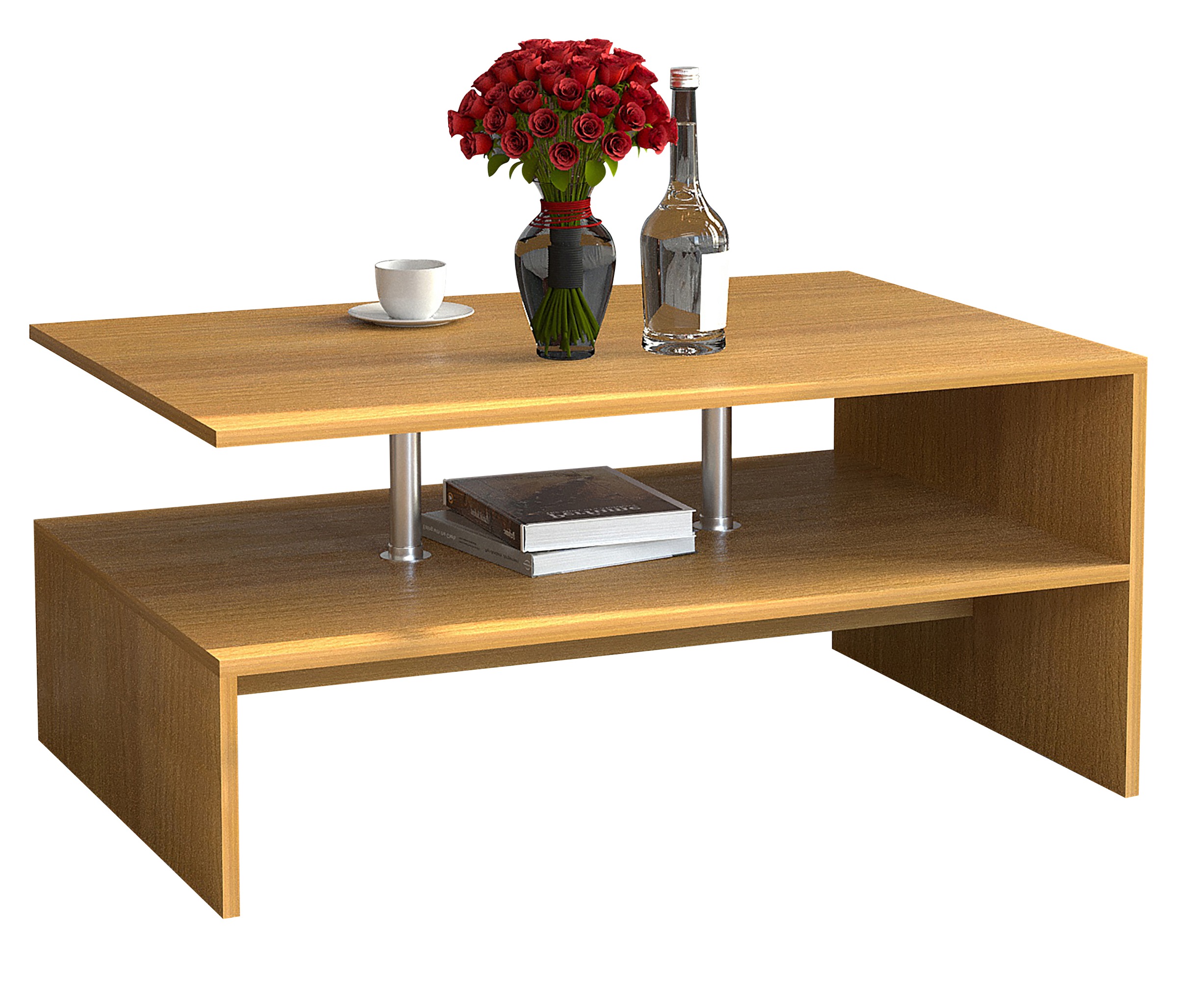 Couchtisch VCM, B:90cm T:60cmbuche, Wohnzimmer, Tische, "Holz Sofatisch Couchtisch Wohnzimmertisch Maliso L"
