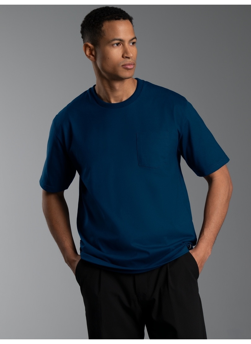 Trigema T-Shirt "TRIGEMA T Shirt aus Biobaumwolle mit Brusttasche" 1 günstig online kaufen