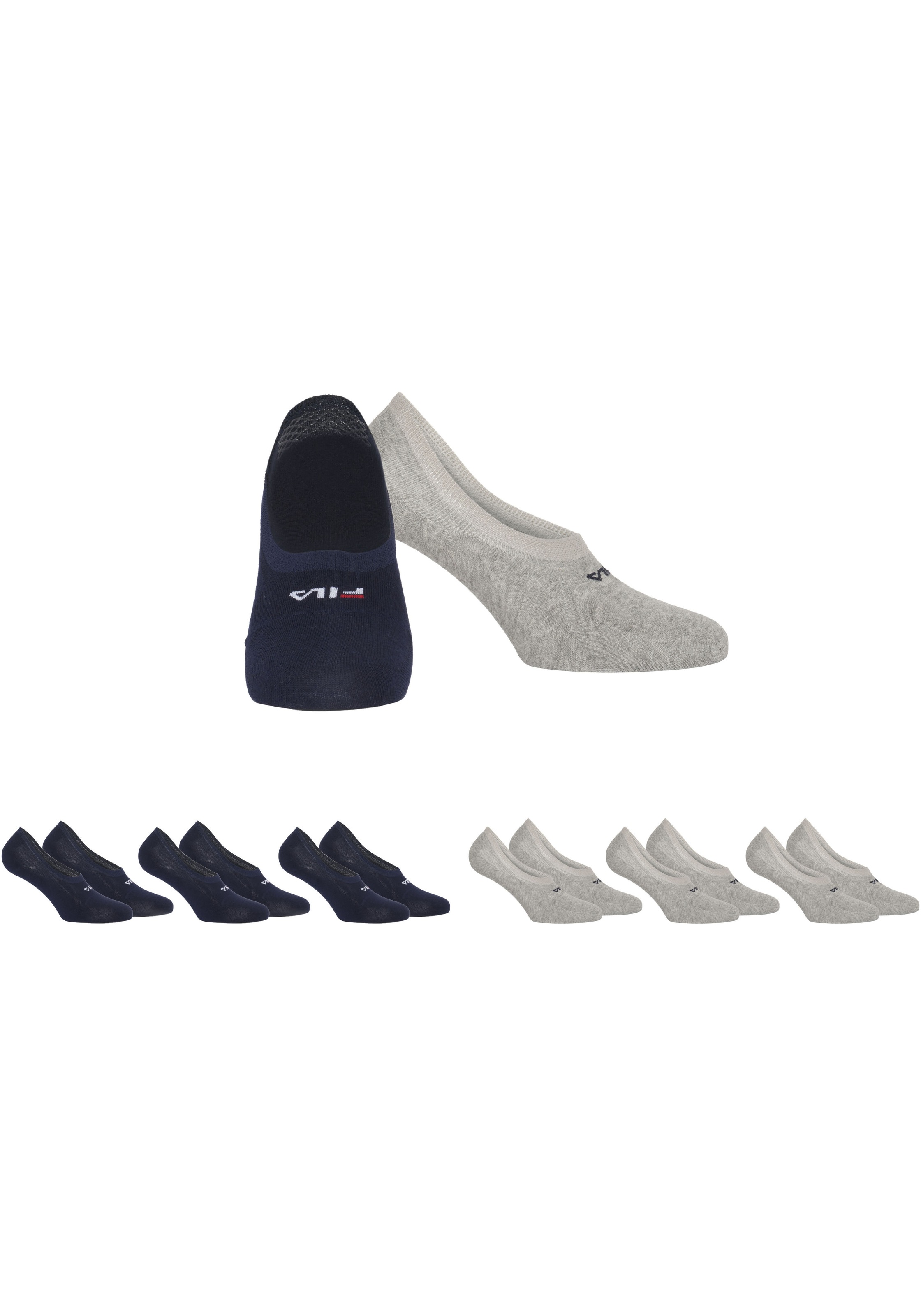 Fila Füßlinge "UNISEX GHOST SOCKS SILICONE HEEL INSIDE", (6 Paar), mit Logo günstig online kaufen