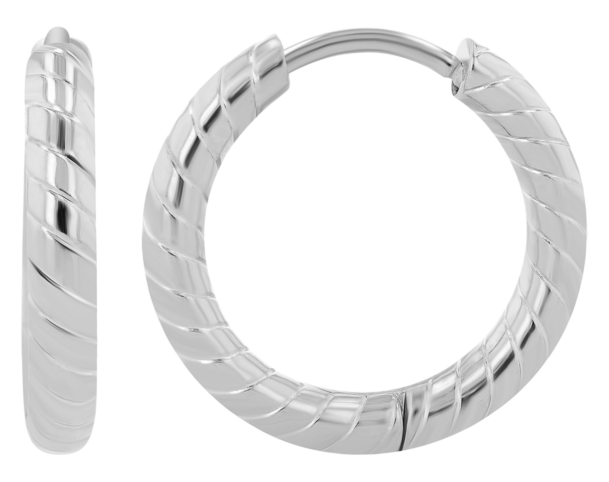 Adelia´s Paar Creolen "Damen Ohrringe – Creole aus Edelstahl" Ein Geschenk, günstig online kaufen