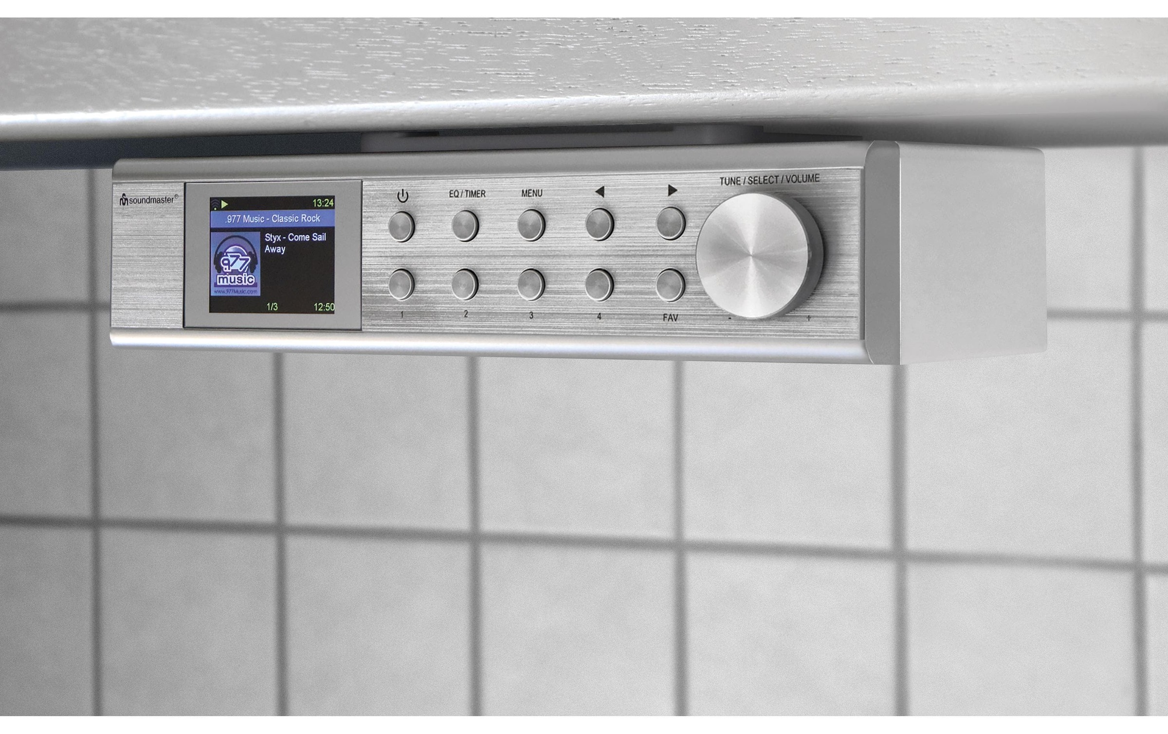 Soundmaster Digitalradio (DAB+) »IR1500SI Silber« (Bluetooth | WLAN Digitalradio (DAB+) | FM-Tuner | Internetradio )