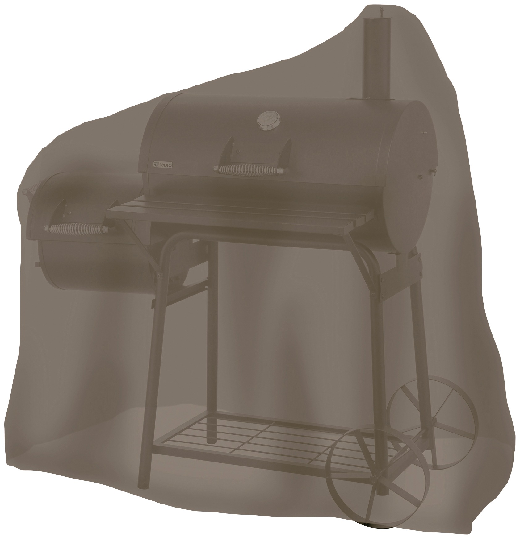 Thumbnail - Tepro Grill-Schutzhülle, BxLxH: 126x74x119 cm, für Smoker mittel