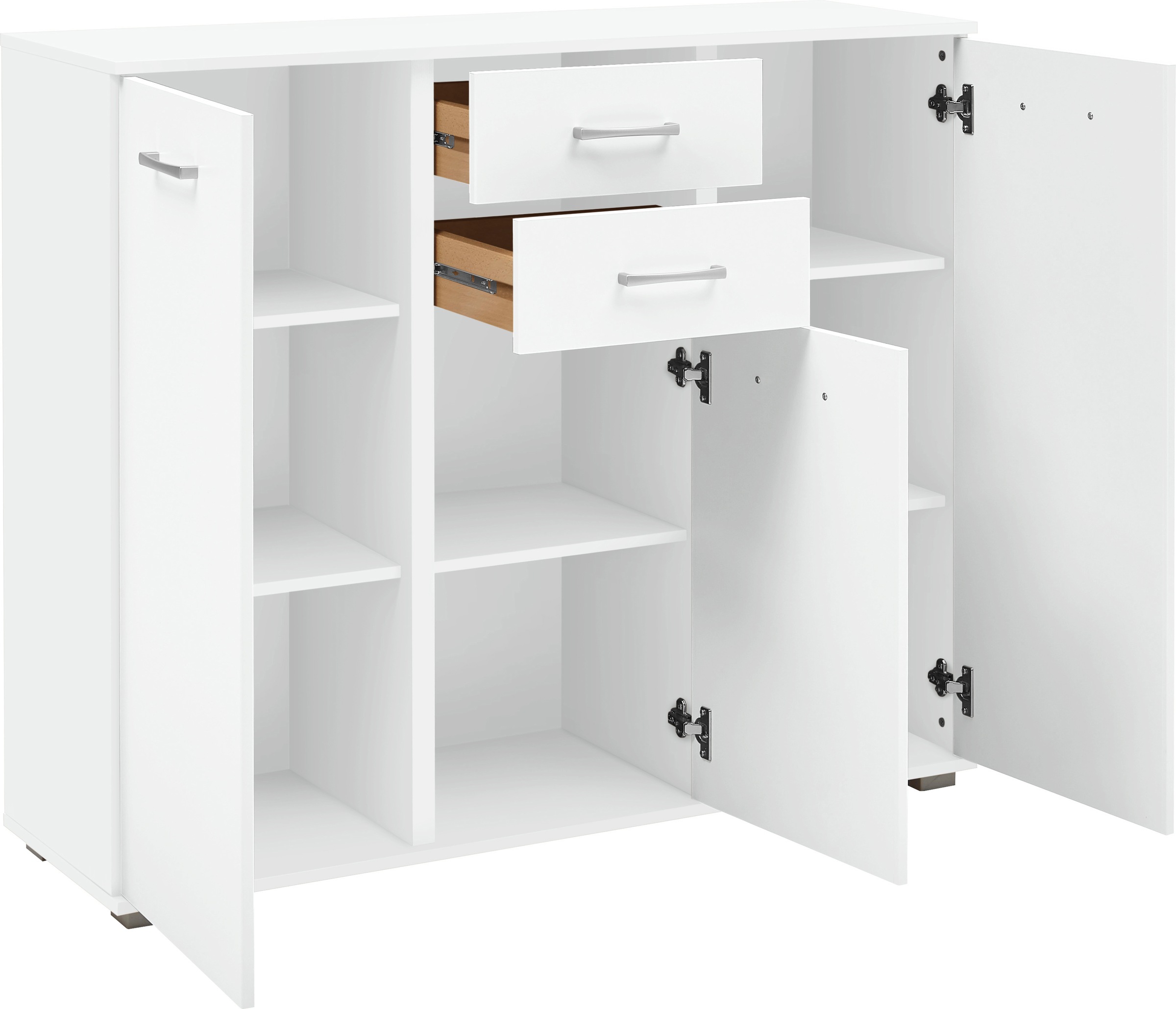 priess Kombikommode "Barcelona mit 4 Schubkästen und Tür in 6 Farben" günstig online kaufen