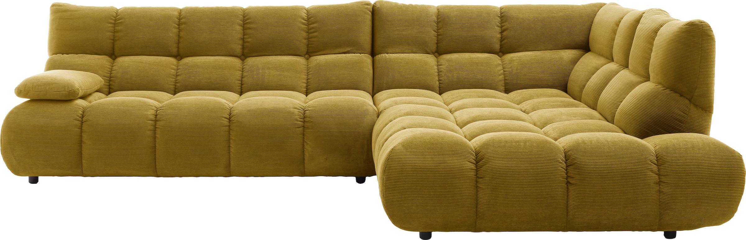 Home affaire Ecksofa "Cozy Bubble, mit klappbarer Armlehne, Breite 324 cm" günstig online kaufen