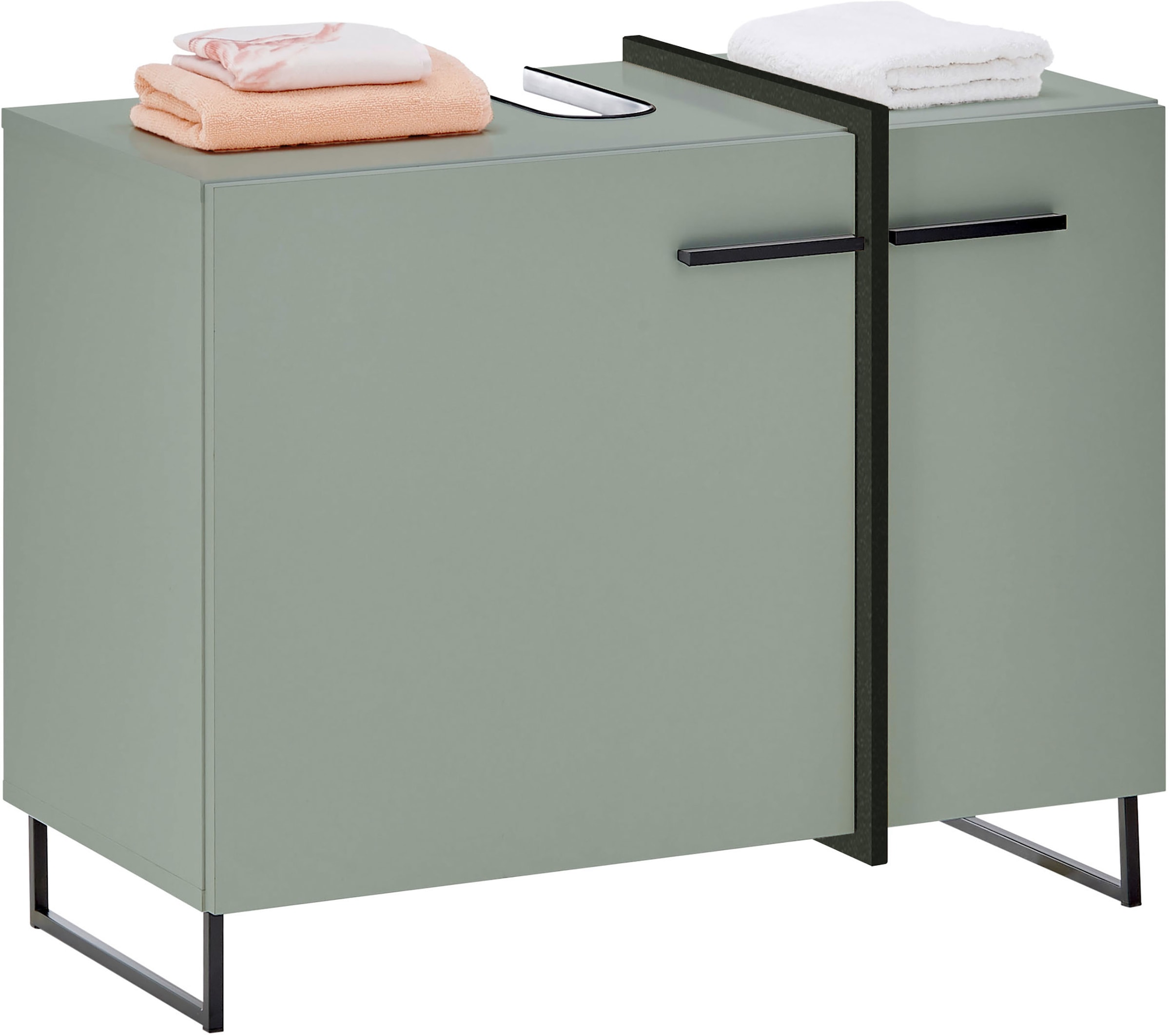 BASIC by Balculina Waschbeckenunterschrank "Palermo, BxHxT 80x64x41 cm" 1 S günstig online kaufen