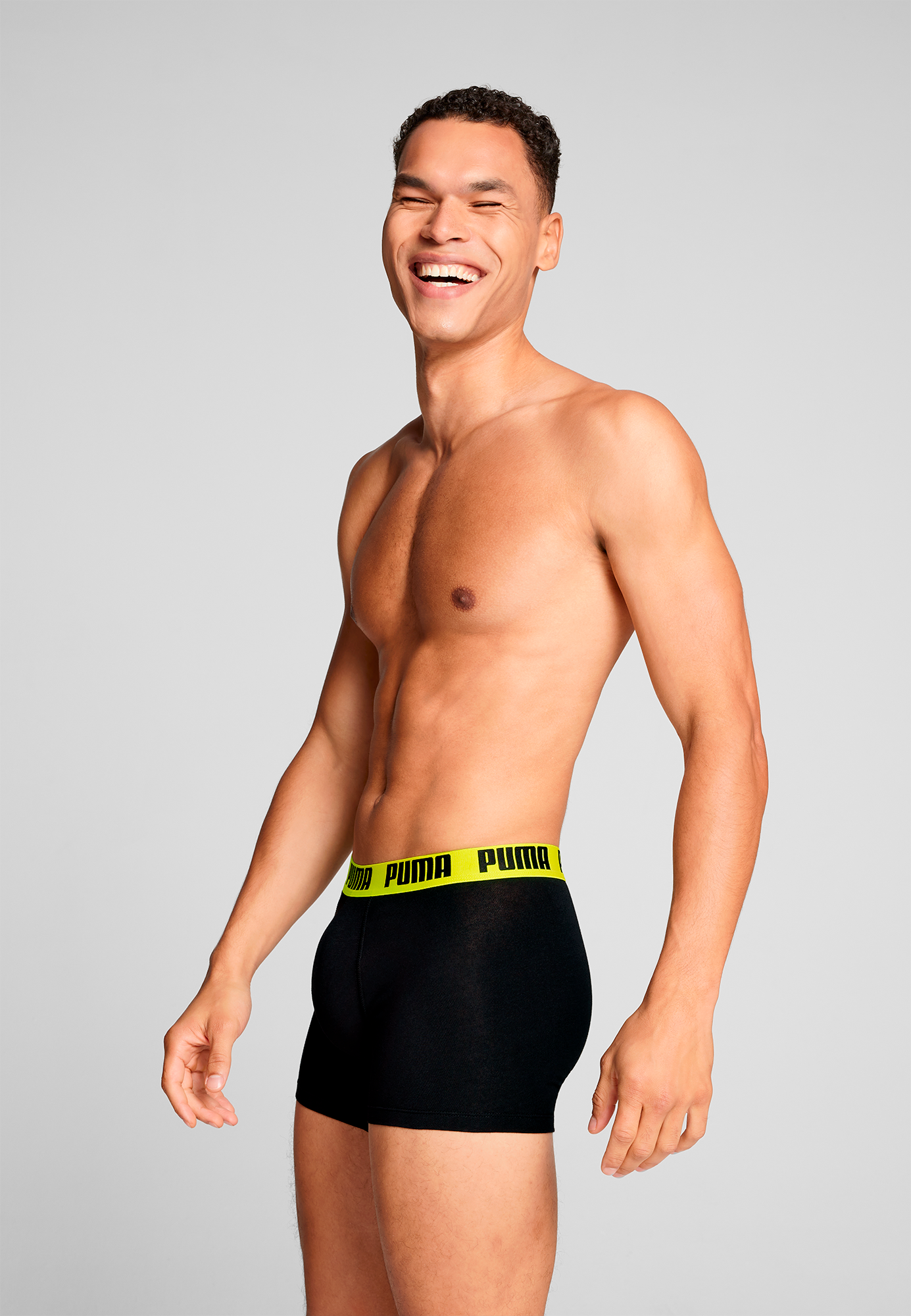 PUMA Boxershorts »PUMA MEN EVERYDAY BASIC BOXERS 2P«, (2er Pack), mit Logobund
