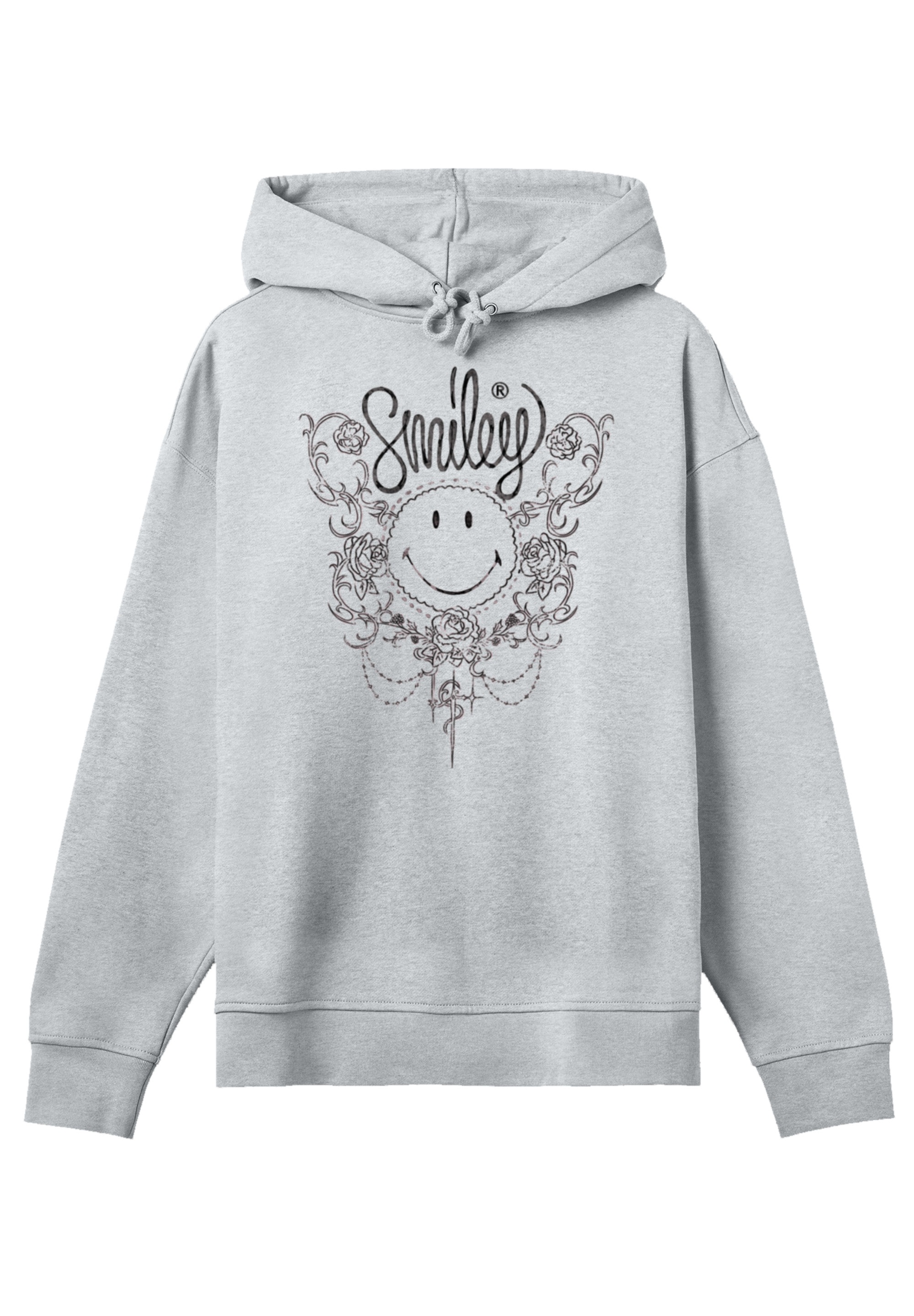 F4NT4STIC Kapuzenpullover »Smiley Originals Flower Spring«, Premium Qualität