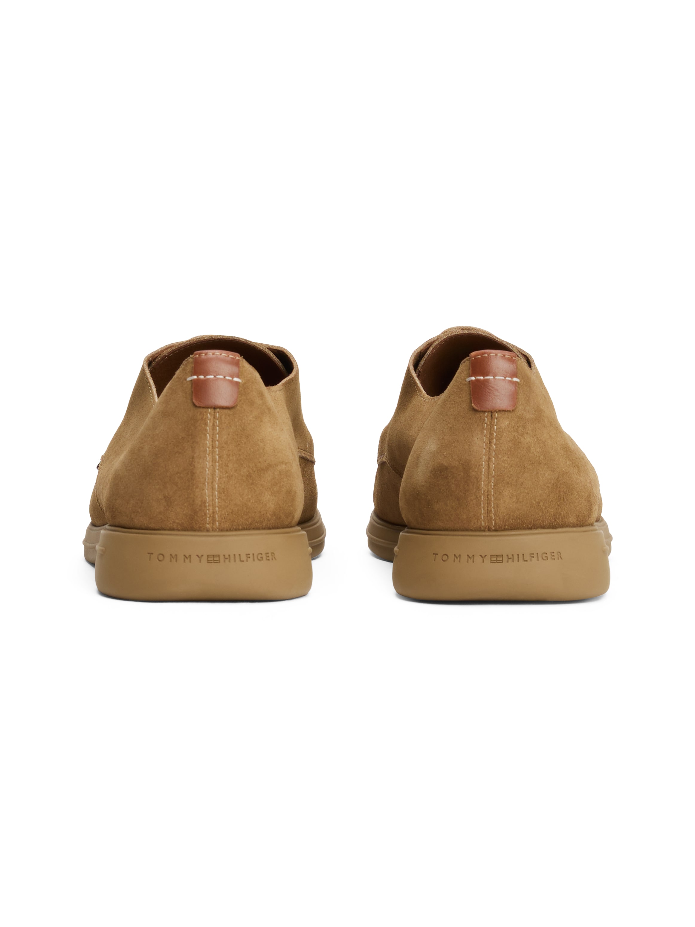 Tommy Hilfiger Schnürschuh »TOMMY HILFIGER SUEDE MOC T DERBY«, Schnürschuh, Halbschuh, Businesschuh mit Mokassin-Naht