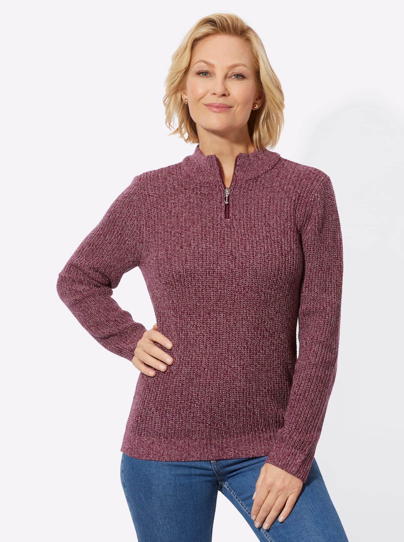 Classic Basics Stehkragenpullover "Stehkragen-Pullover" günstig online kaufen