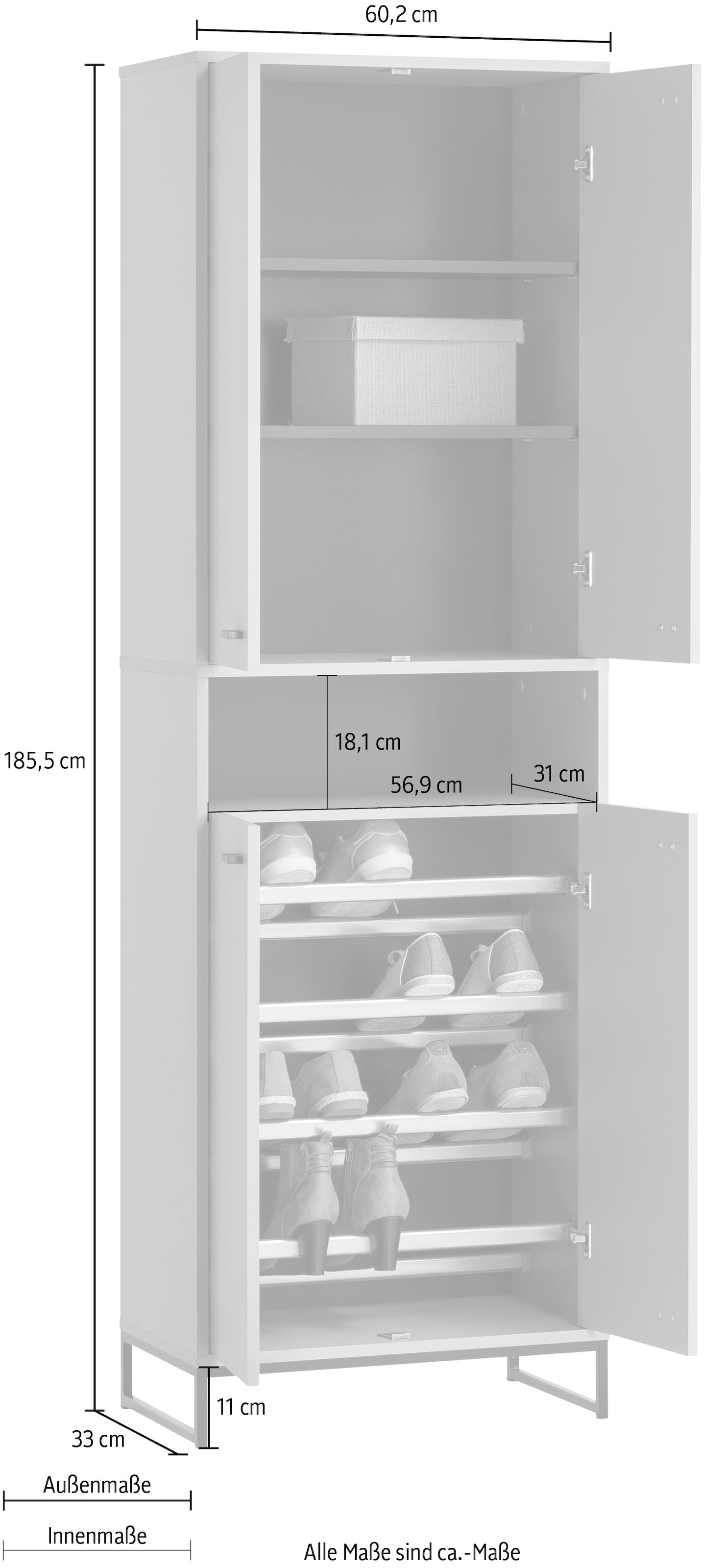 Schildmeyer Schuhschrank »Janne«