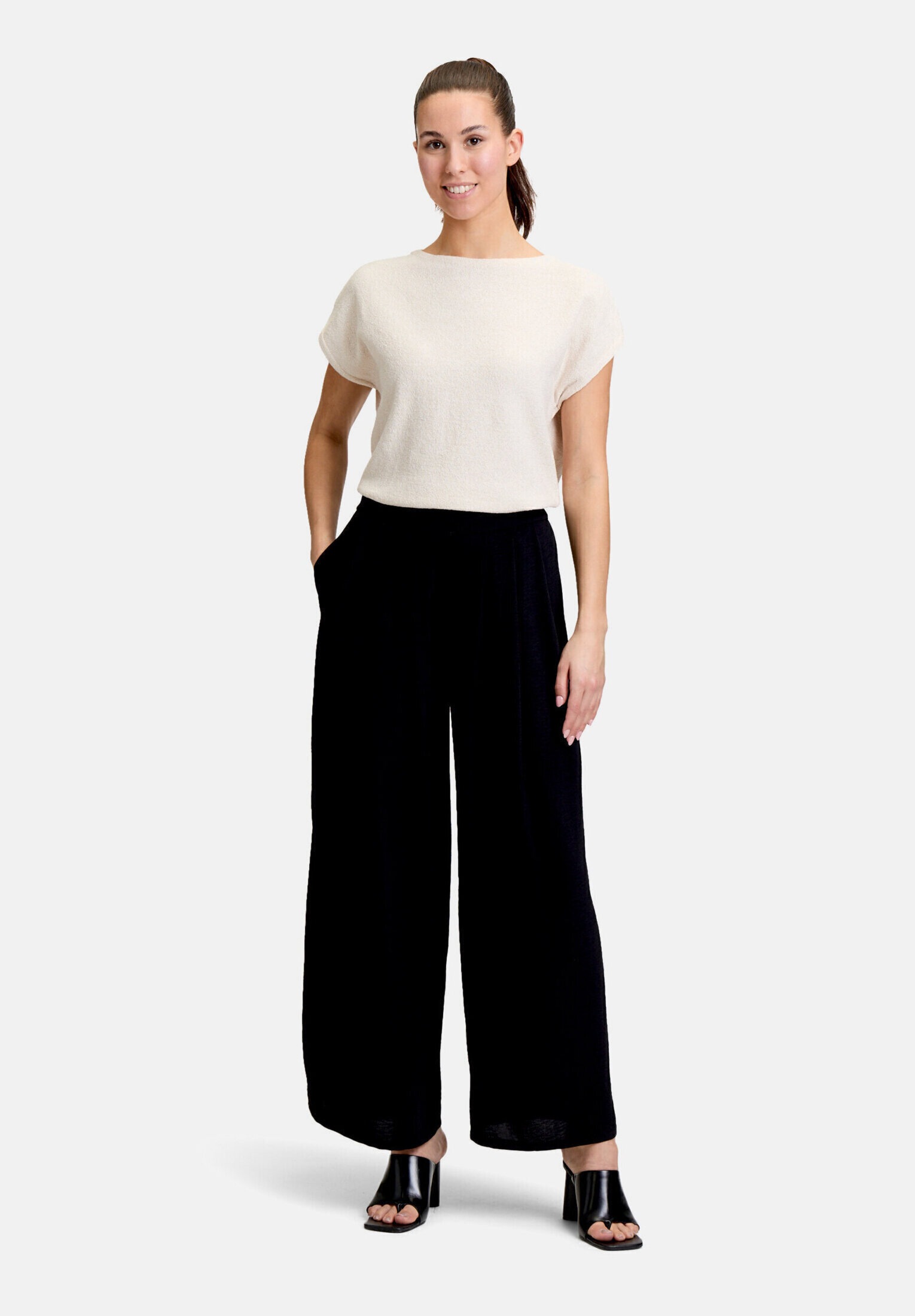 Cartoon Palazzohose "Damen mit weitem Bein"