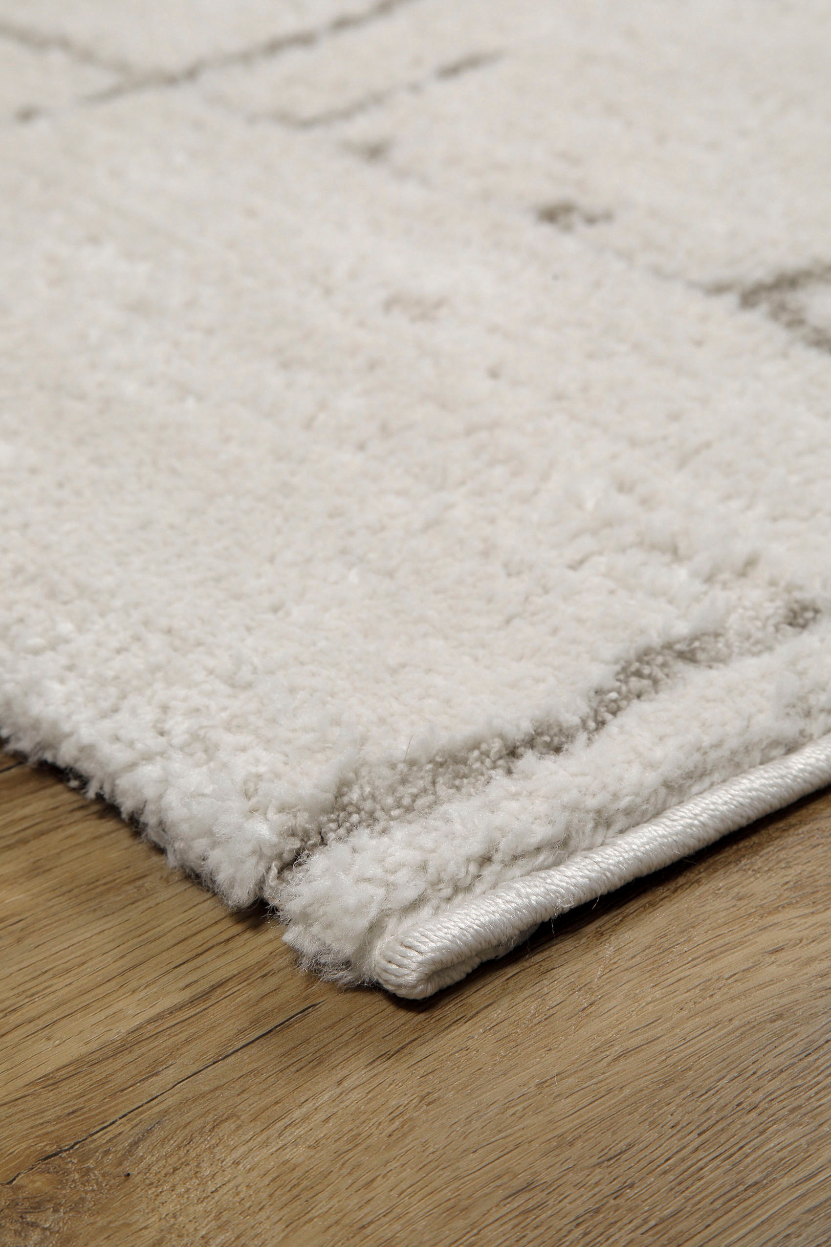 my home Teppich »Serin«, rechteckig, 18 mm Höhe, Kurzflor, Hoch Tief, modernes Design, weiche Oberfläche, Wohnzimmer